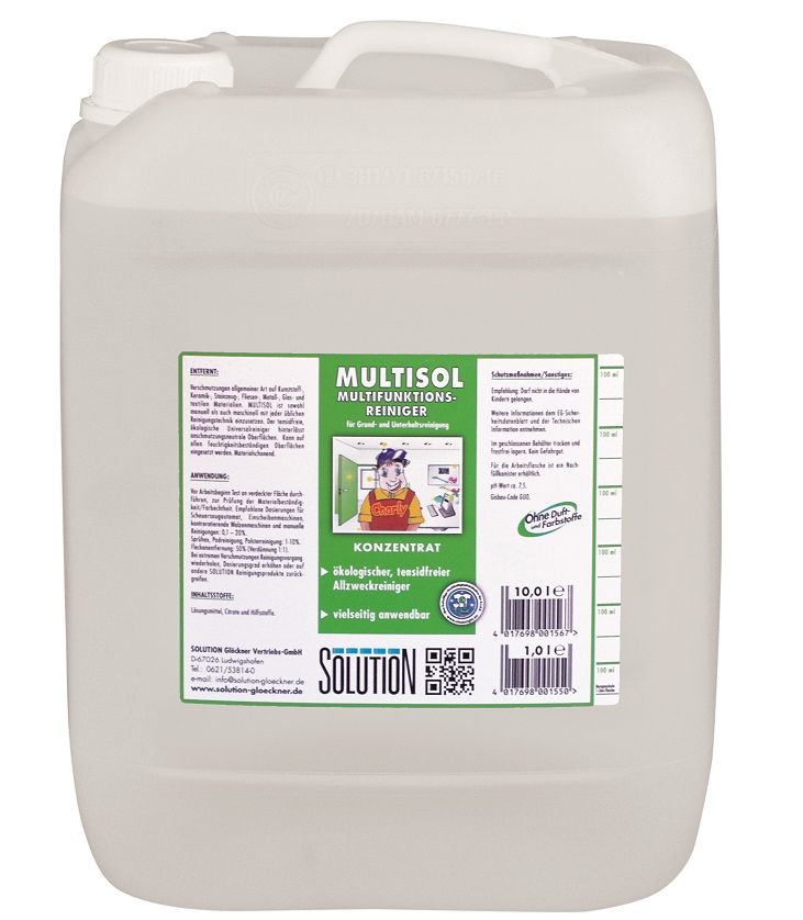 SOLUTION Glöckner - Multisol Universalreiniger 10 Liter Kanister