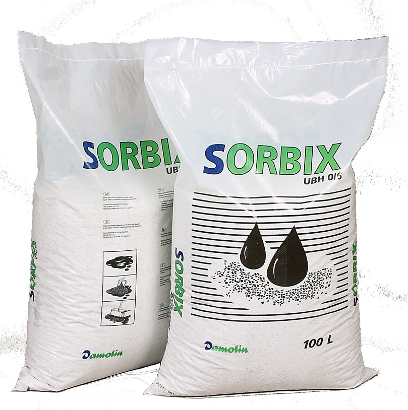 Ölbindemittel Sorbix UBH 0/6 Körnung bis 6 mm, 100 Liter/8 Kg Sack - 5110065