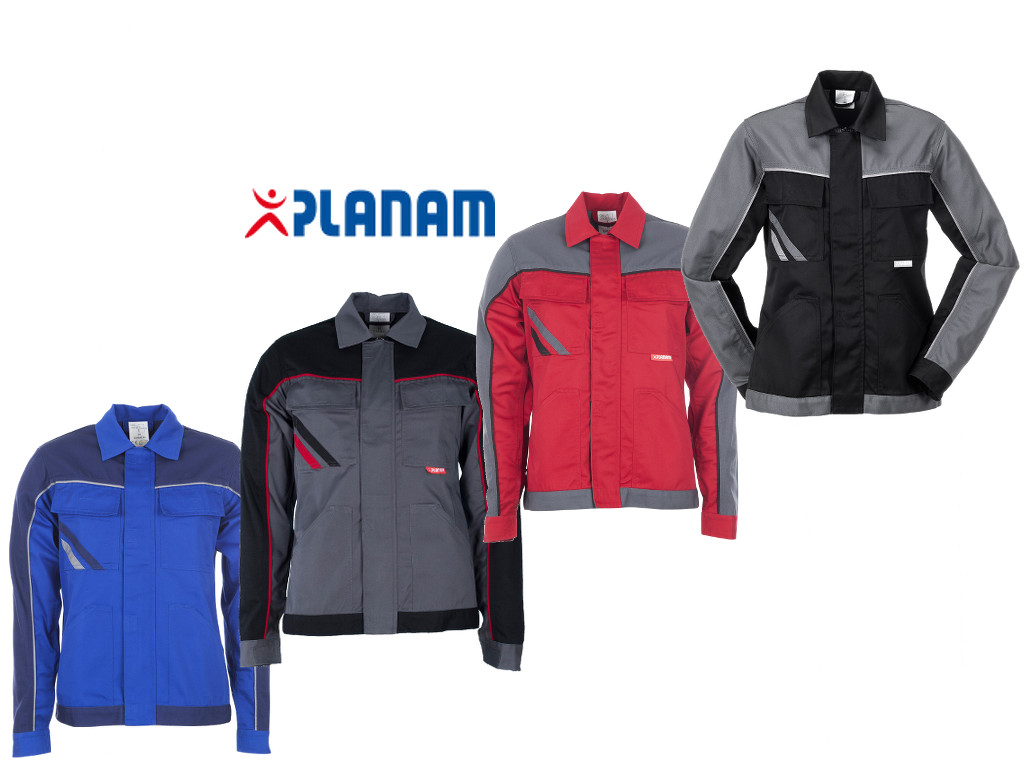 Planam Highline Damen Bundjacke Größe 34 - 54, in 4 Farben