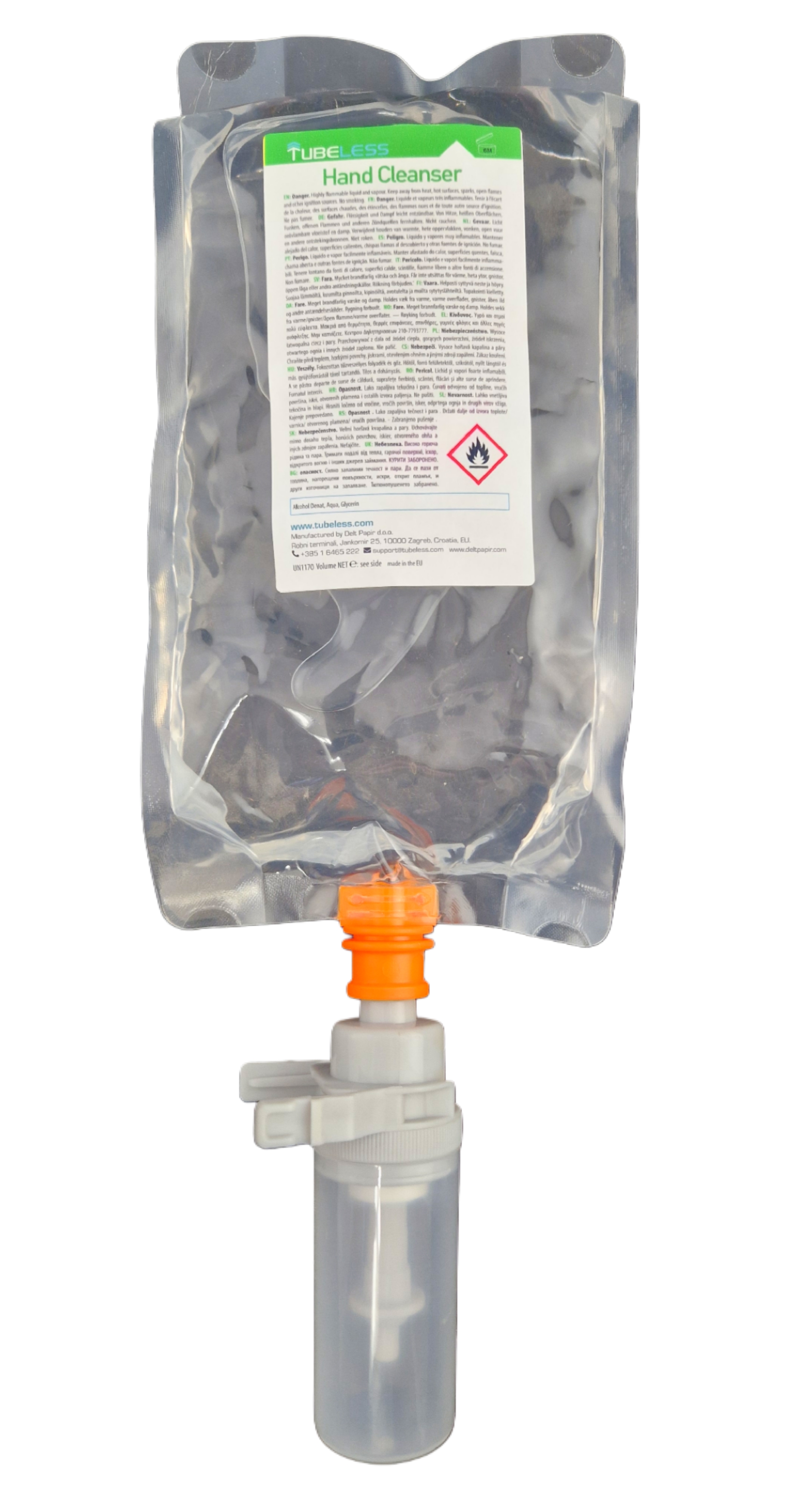 TUBELESS Hand-Desinfektion 800ml TL64618