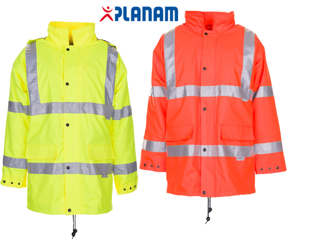 Planam Warnschutz Parka 2053 Jacke Arbeitsjacke Größe S - 4XL, in 2 Farben