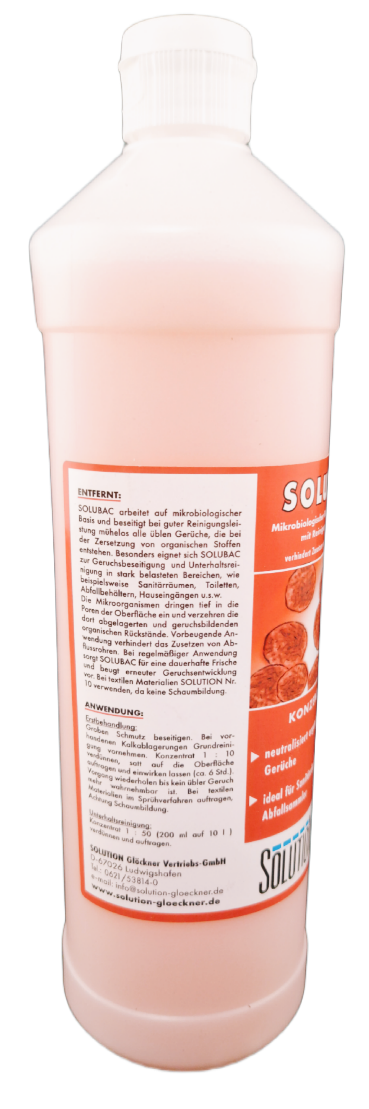 SOLUTION Glöckner - Solubac Geruchsvernichter 1 L Flasche