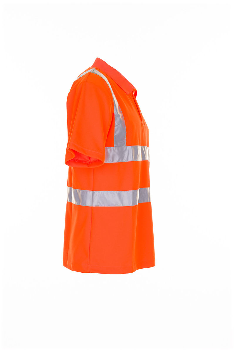 Planam Warnschutz Poloshirt uni 2091 Arbeitsshirt Arbeitspolo Uni Orange