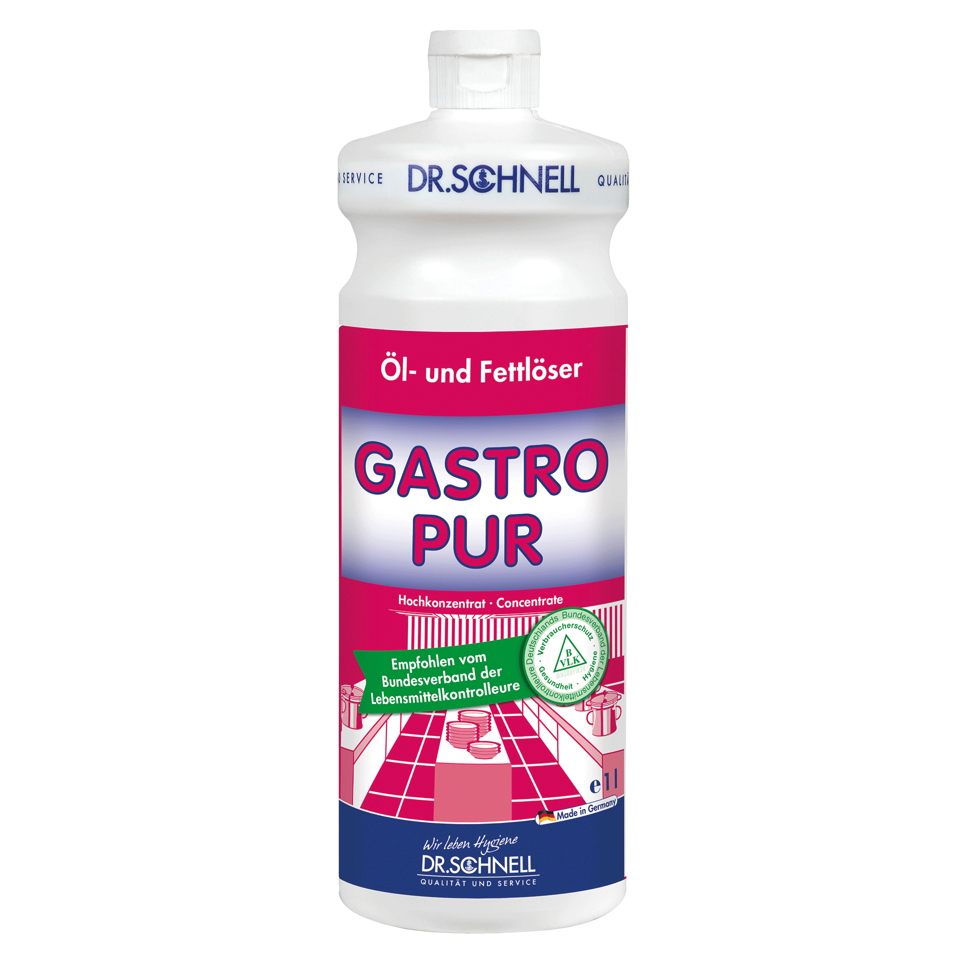 Dr. Schnell - GASTRO PUR Fettlöser 1000ml - 00147