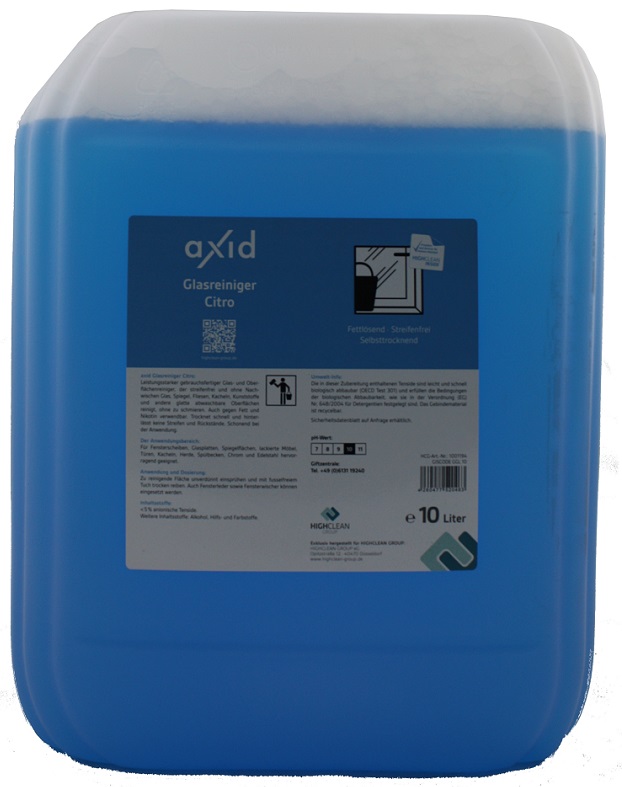 Axid - Glasreiniger Citro 10L Kanister (ehemals Clearfixxx)