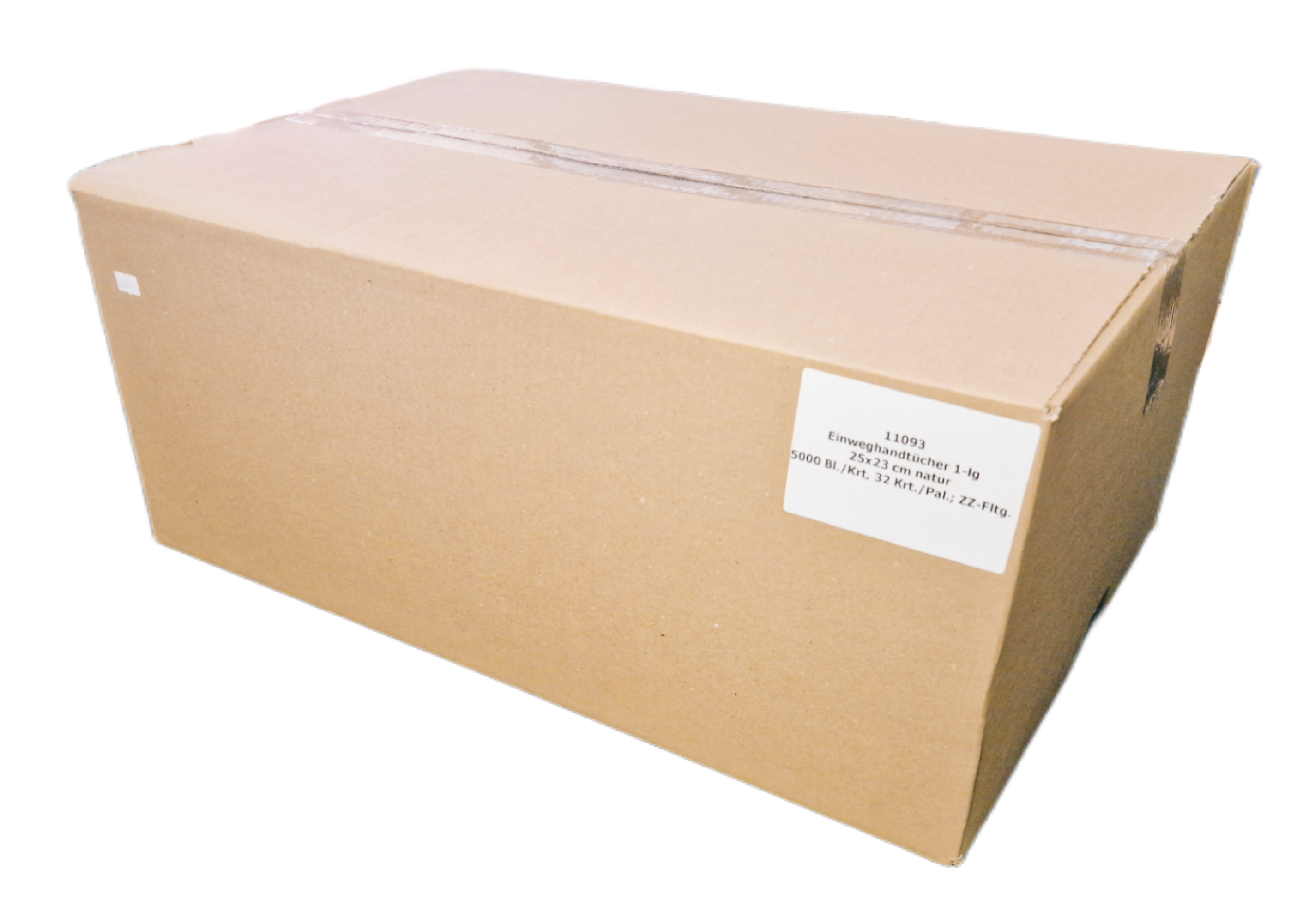 Einweghandtücher 1-lg 24,5x23 cm ZZ-Fltg natur - 5000 Blatt pro Karton