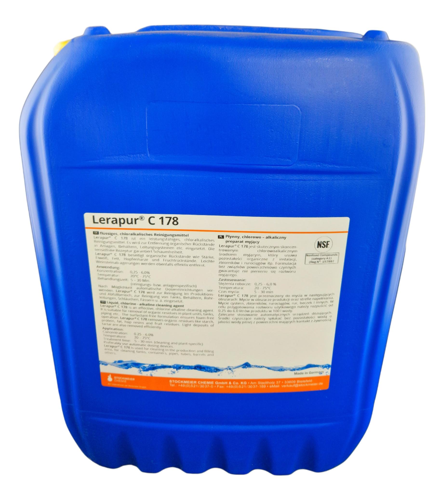Lerapur C 178 Kastenreiniger alk  22kg