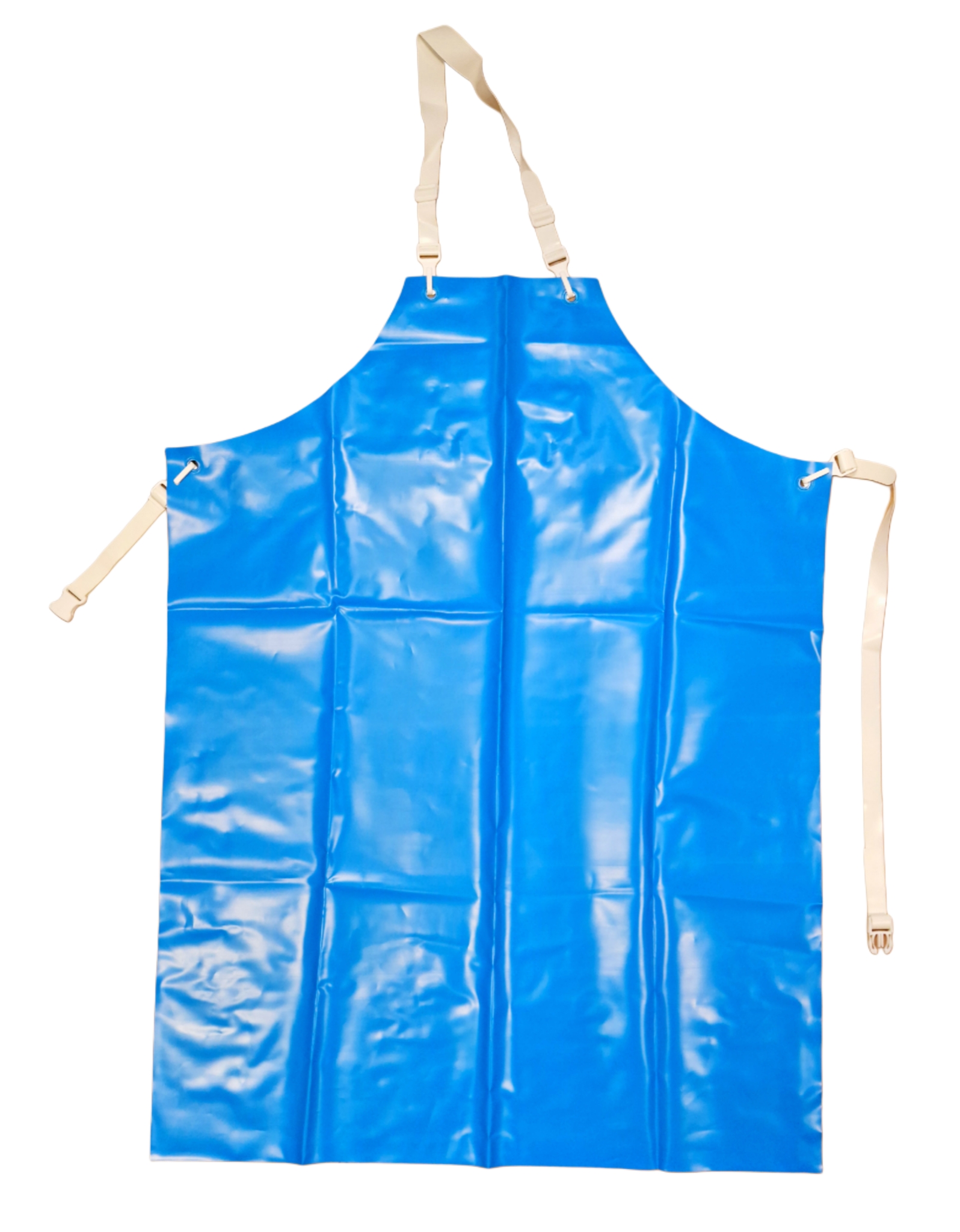 Melkerschürze  bodenlang blau Melkerschürze  bodenlang blau