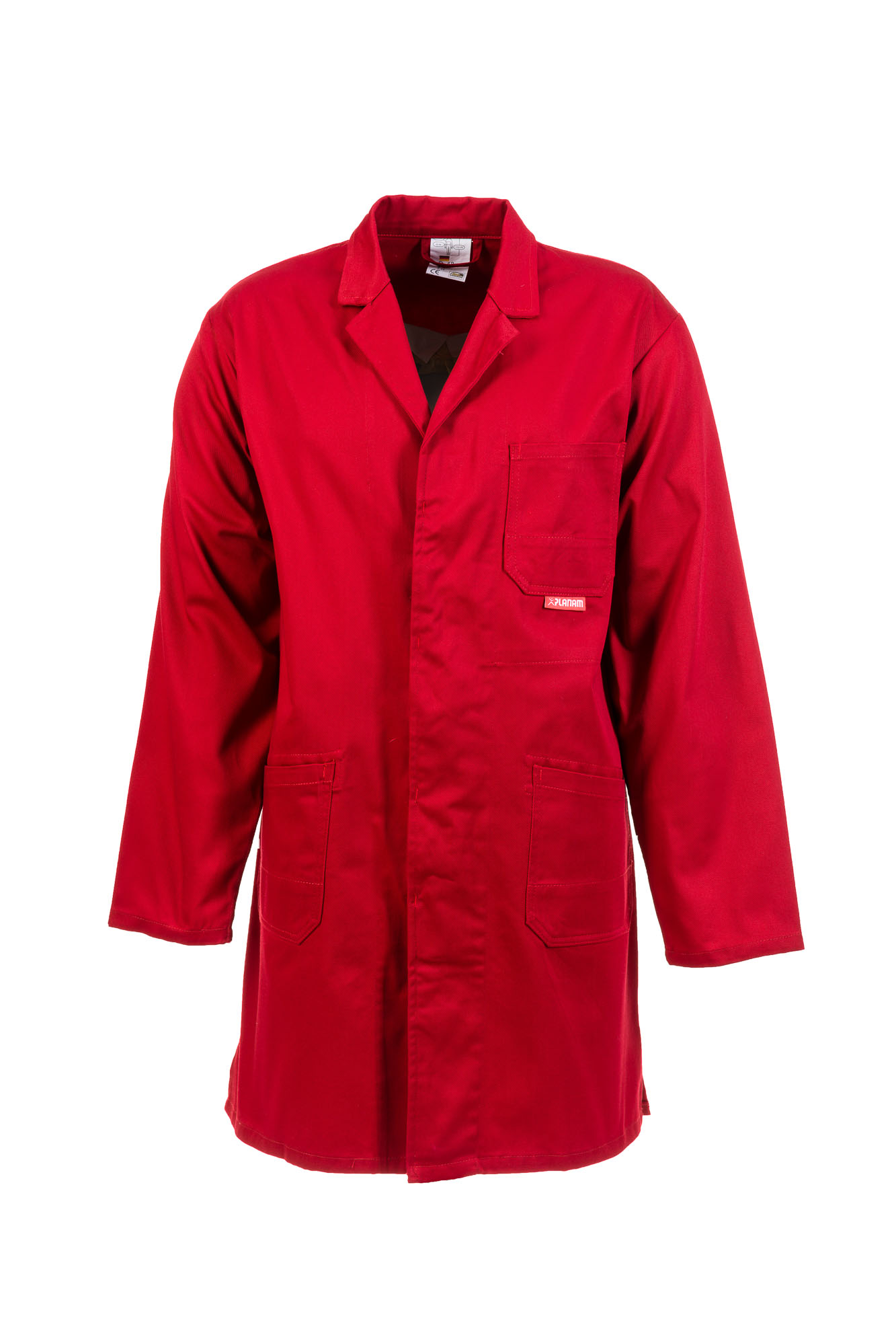 tempzoom_0641_001_1 Planam MG290 Berufsmantel Arbeitskittel Werkstattkittel Größe 24 - 110, in 4 Farben