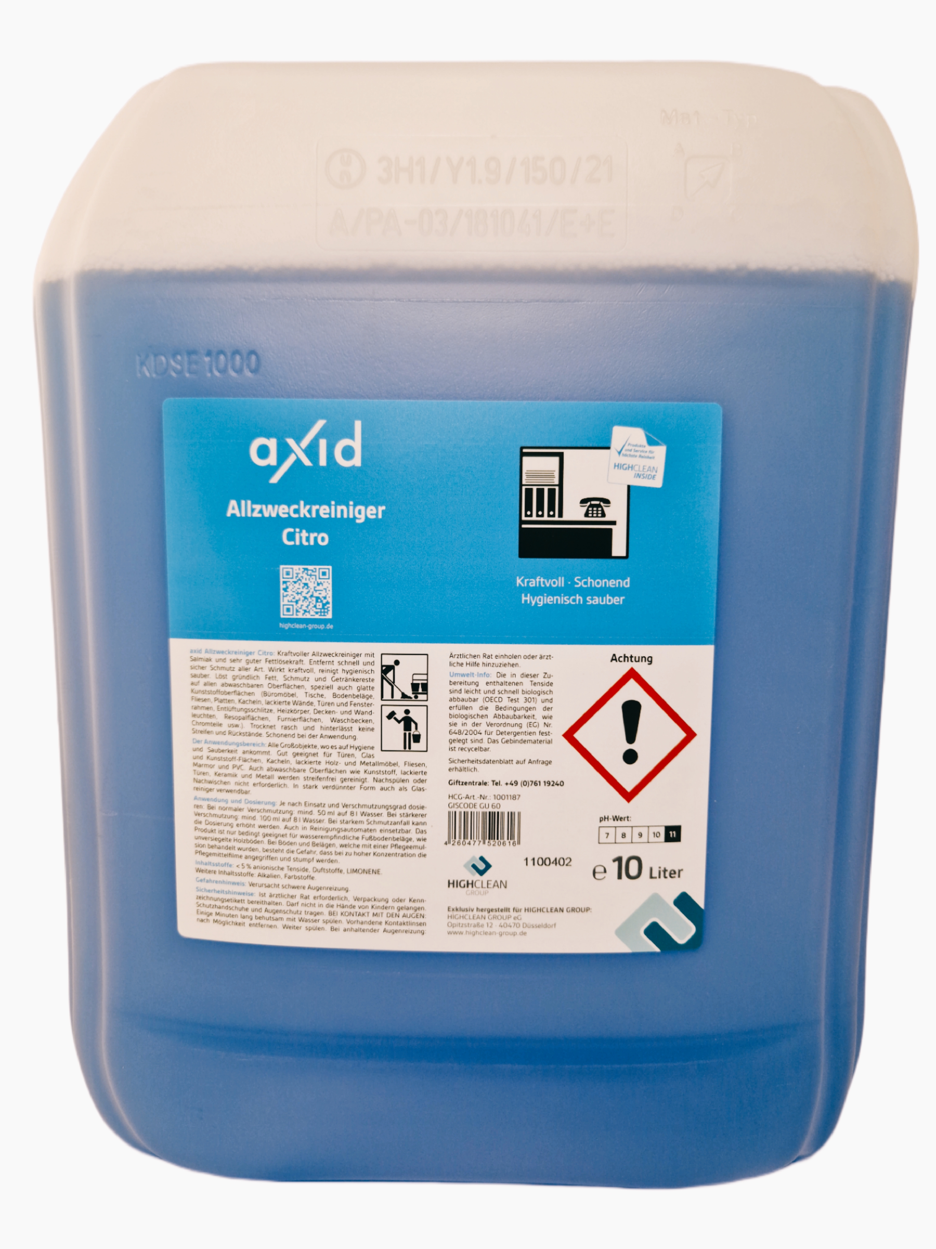 Axid - Allzweckreiniger Citro 10L Kanister Axid - Allzweckreiniger Citro 10L Kanister