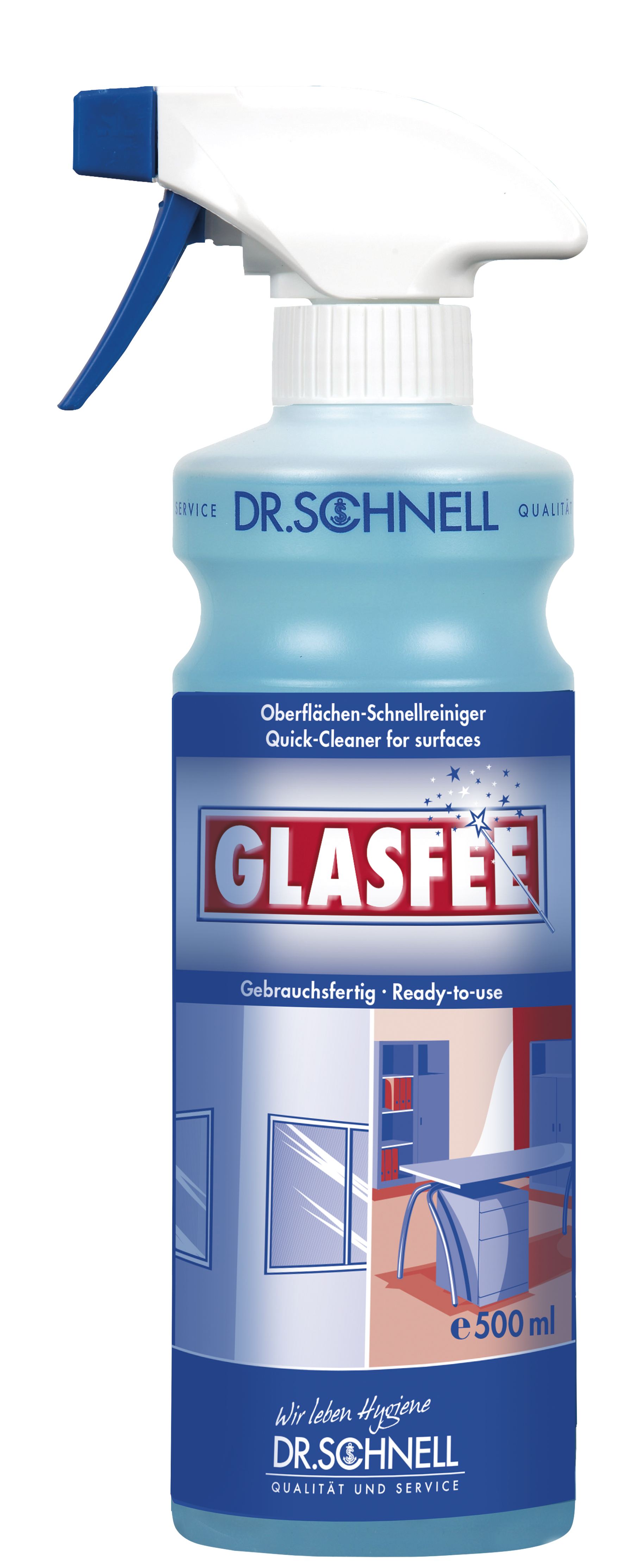 Dr. Schnell - Glasfee / Oberflächenreiniger für Glas, Spiegel