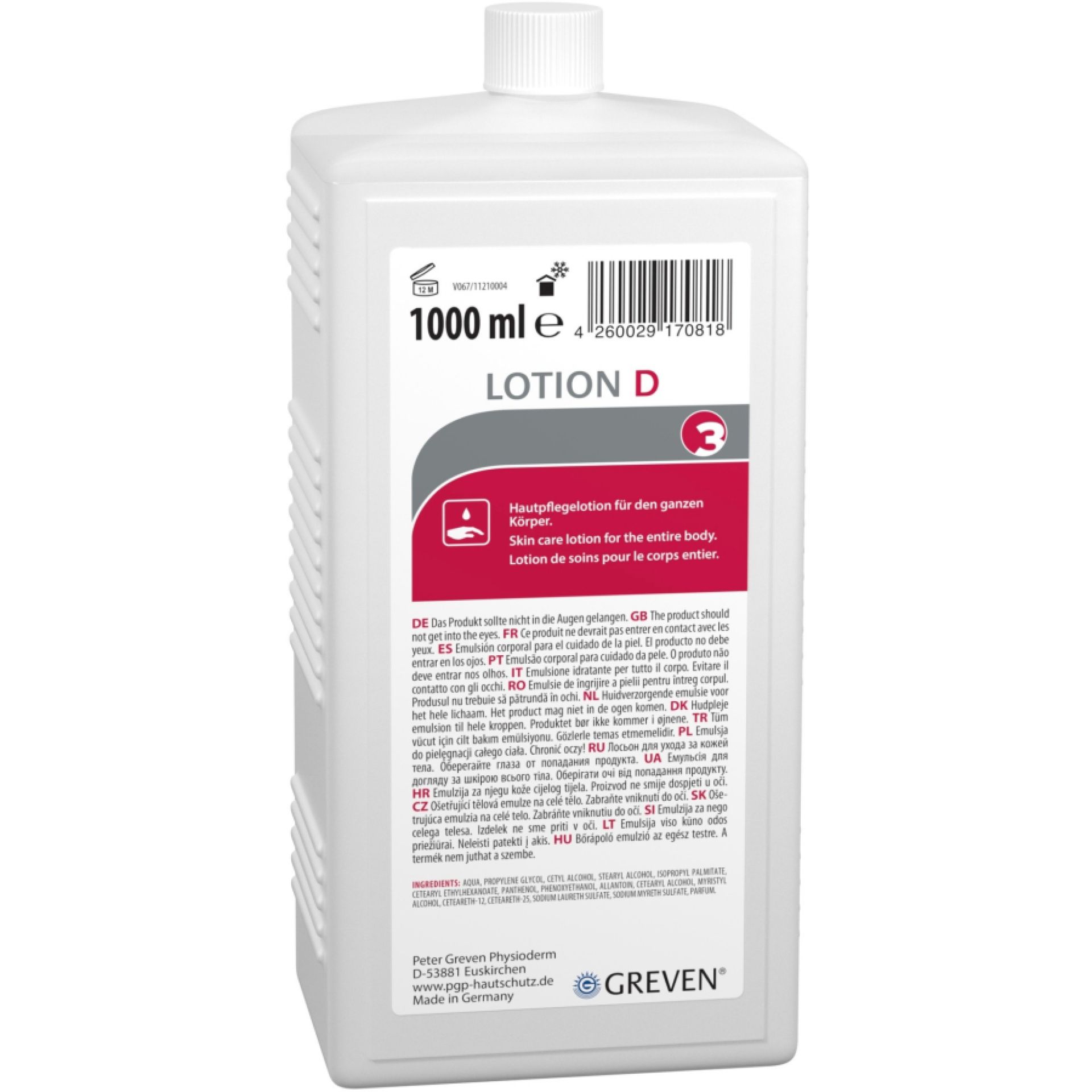 Greven Lotion D 1l Hartflasche 12905-001