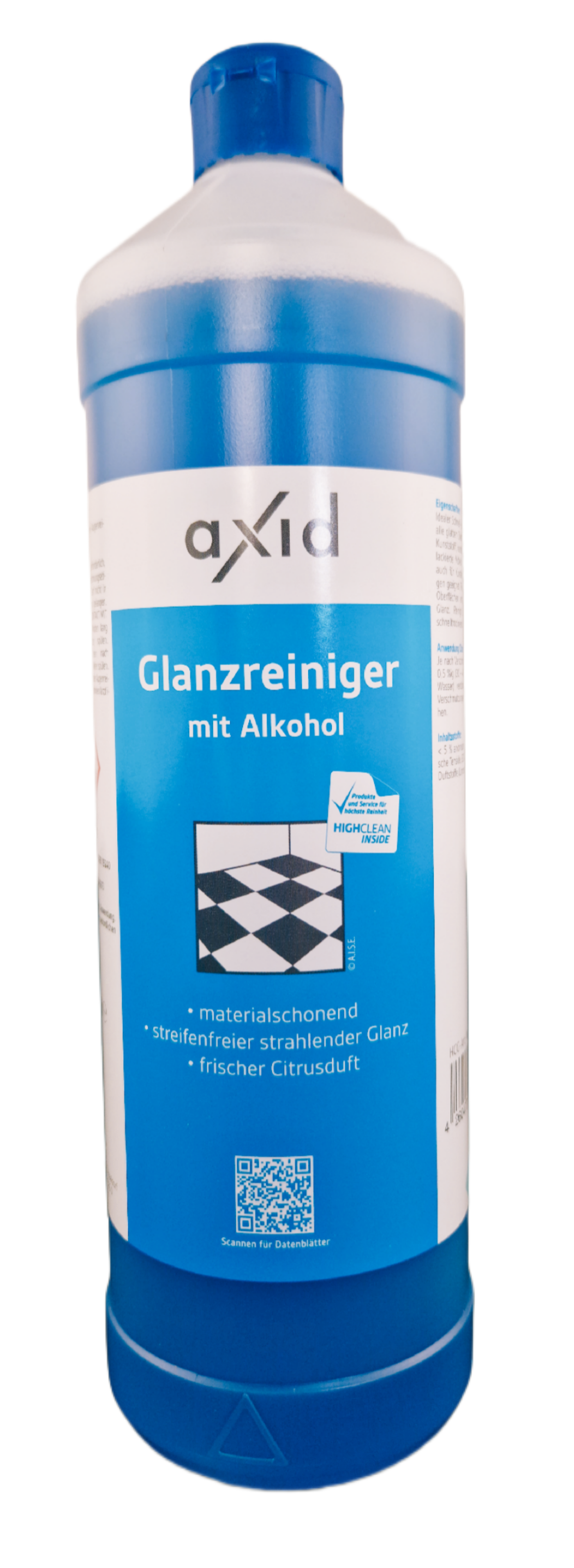 Axid - Glanzreiniger mit Alkohol 1 Liter Flasche