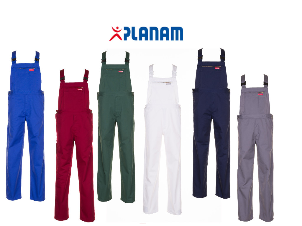 tempmg_260_latzhose Planam MG260 Latzhose Arbeitslatzhose Arbeitshose Größe 24 - 110, in 6 Farben