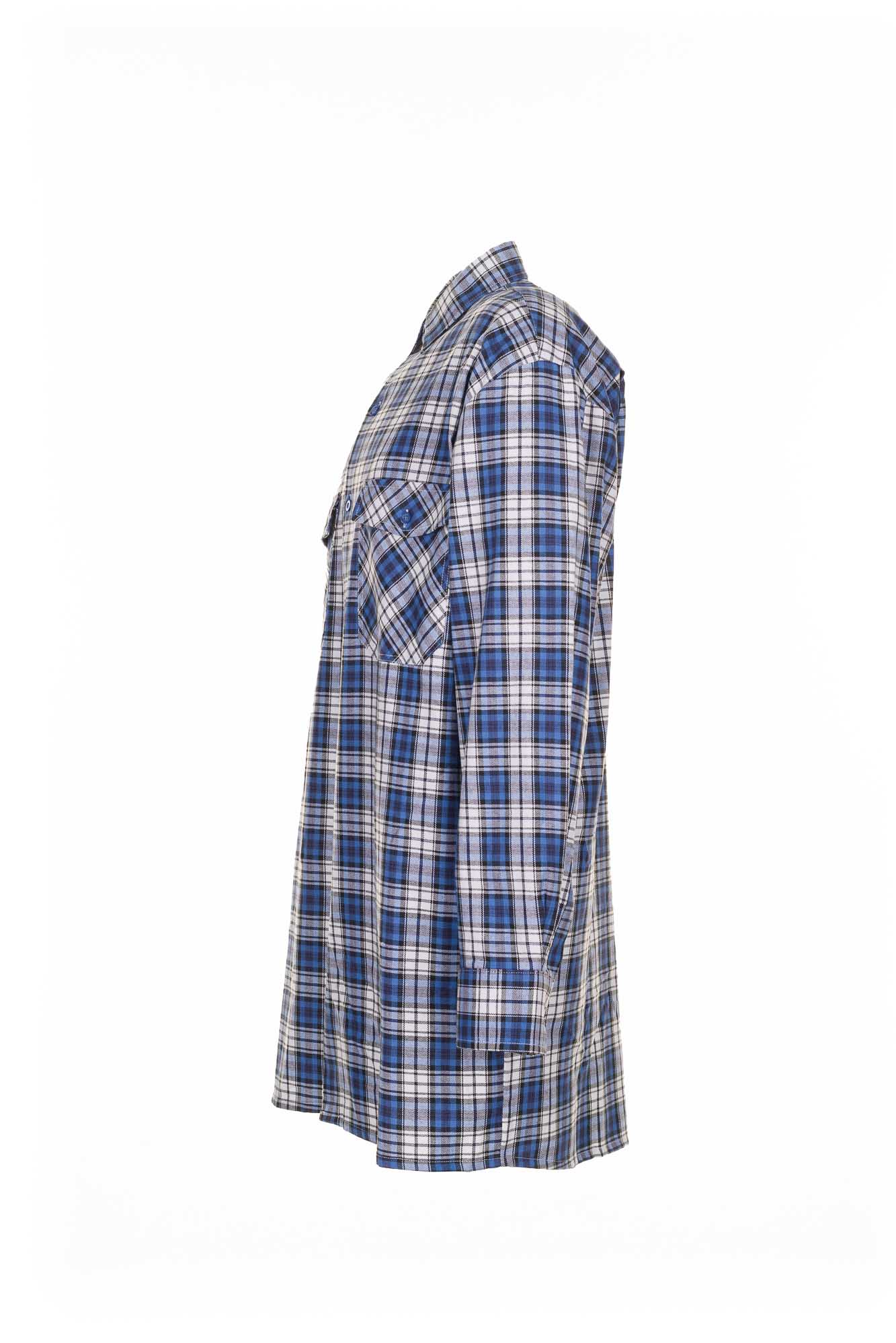 temphemden_0450_06_9 Planam Flanellhemd Arbeitshemd 0450 Blau kariert