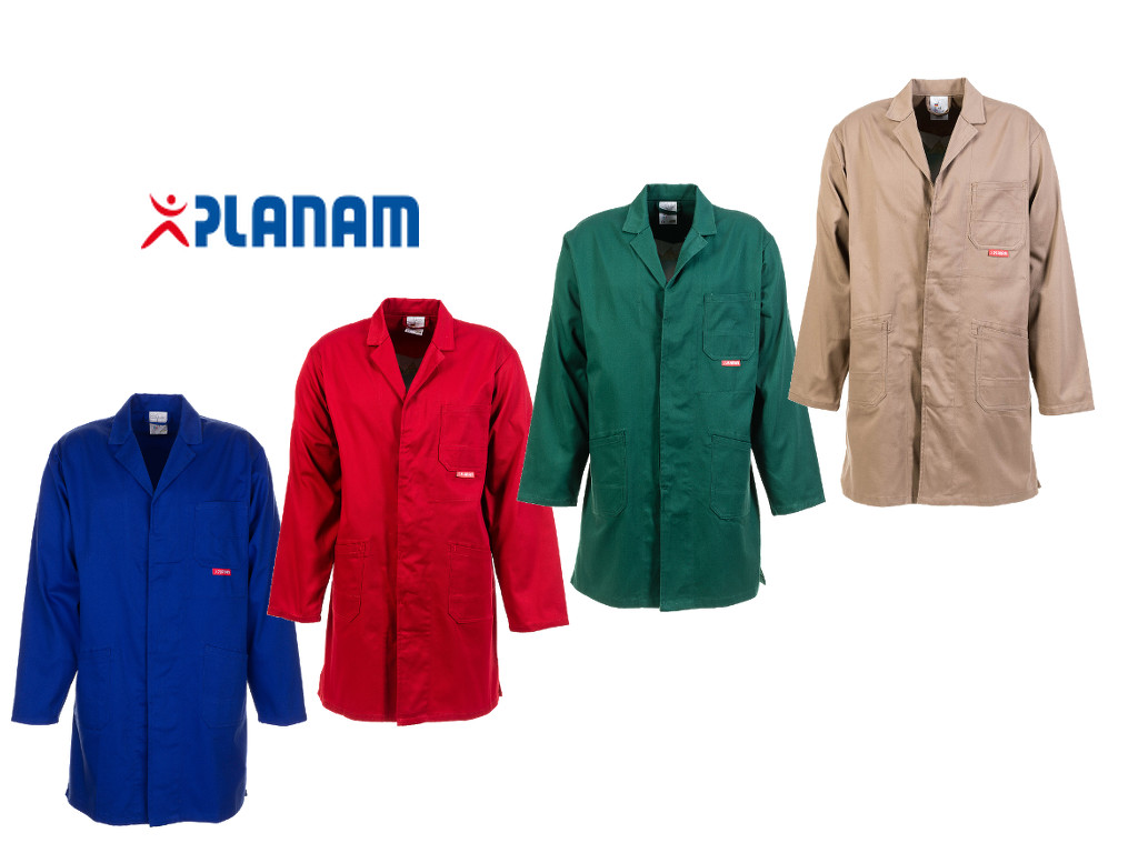 tempmg290_berufsmantel Planam MG290 Berufsmantel Arbeitskittel Werkstattkittel Größe 24 - 110, in 4 Farben