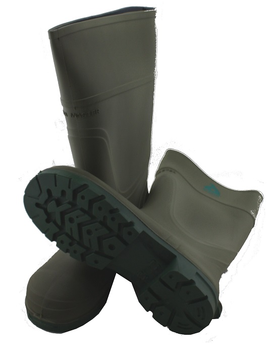 S5 Comforto Sicherheitsstiefel Gummistiefel mit Stahlkappe Größe 41 - 45 grün