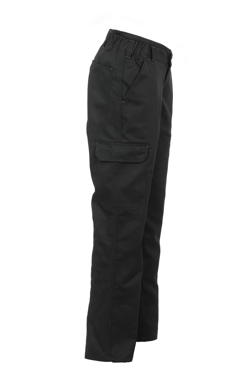 Planam Casual Easy Damen Bundhose Größe 34 - 54, in schwarz