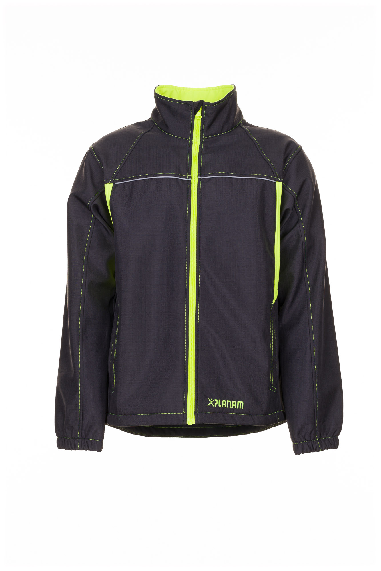 Planam Basalt Neon Softshelljacke Arbeitsjacke Größe XS - 3XL, in 3 Farben