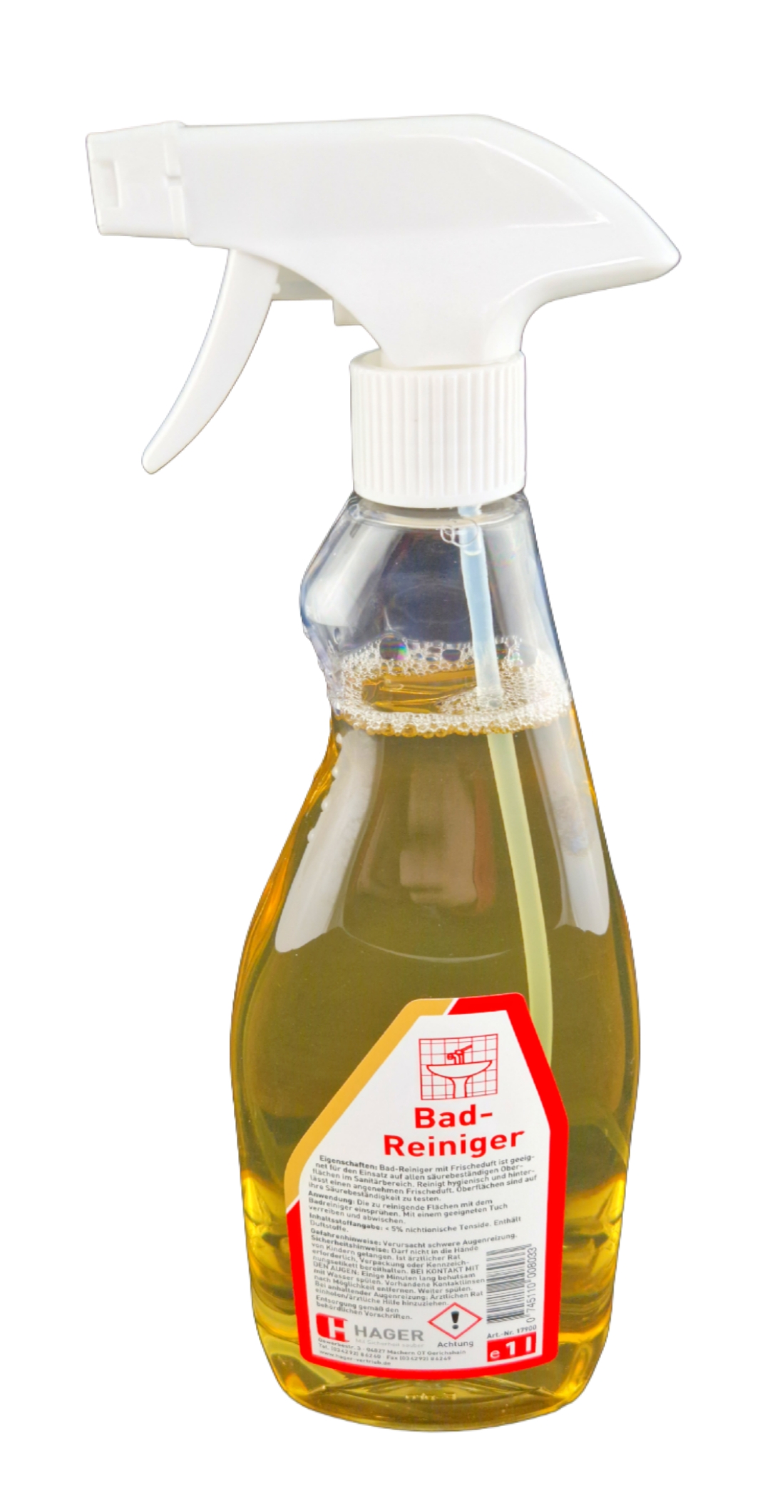 Badreiniger Hager 1l Sprühflasche