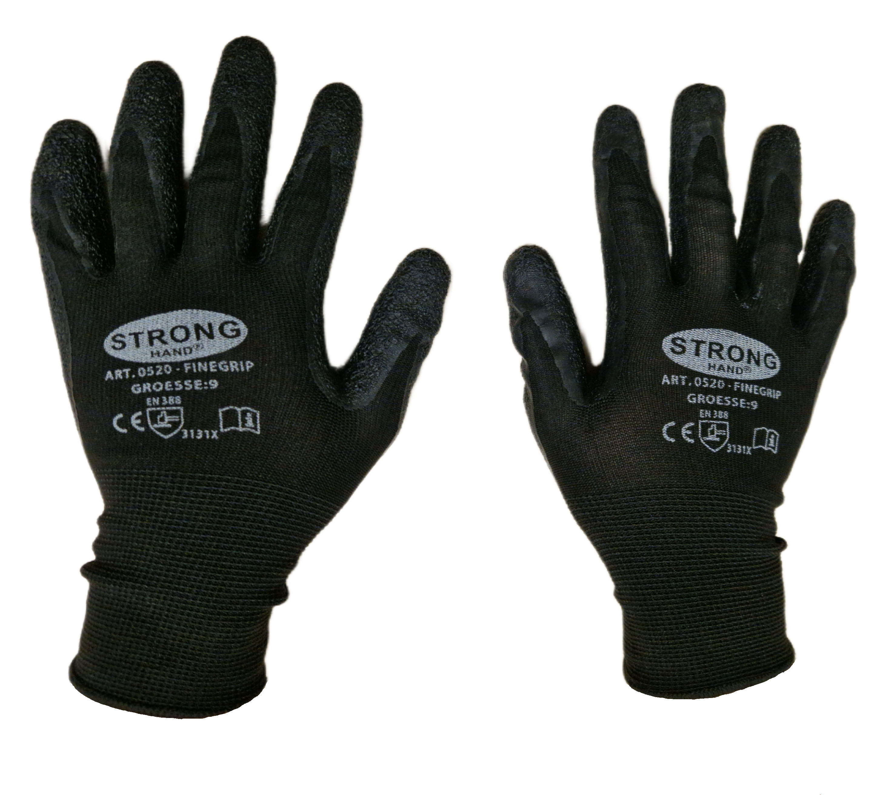 Stronghand® Handschuh Nylon-Latex FINEGRIP 0520 Gr. 7 – 12