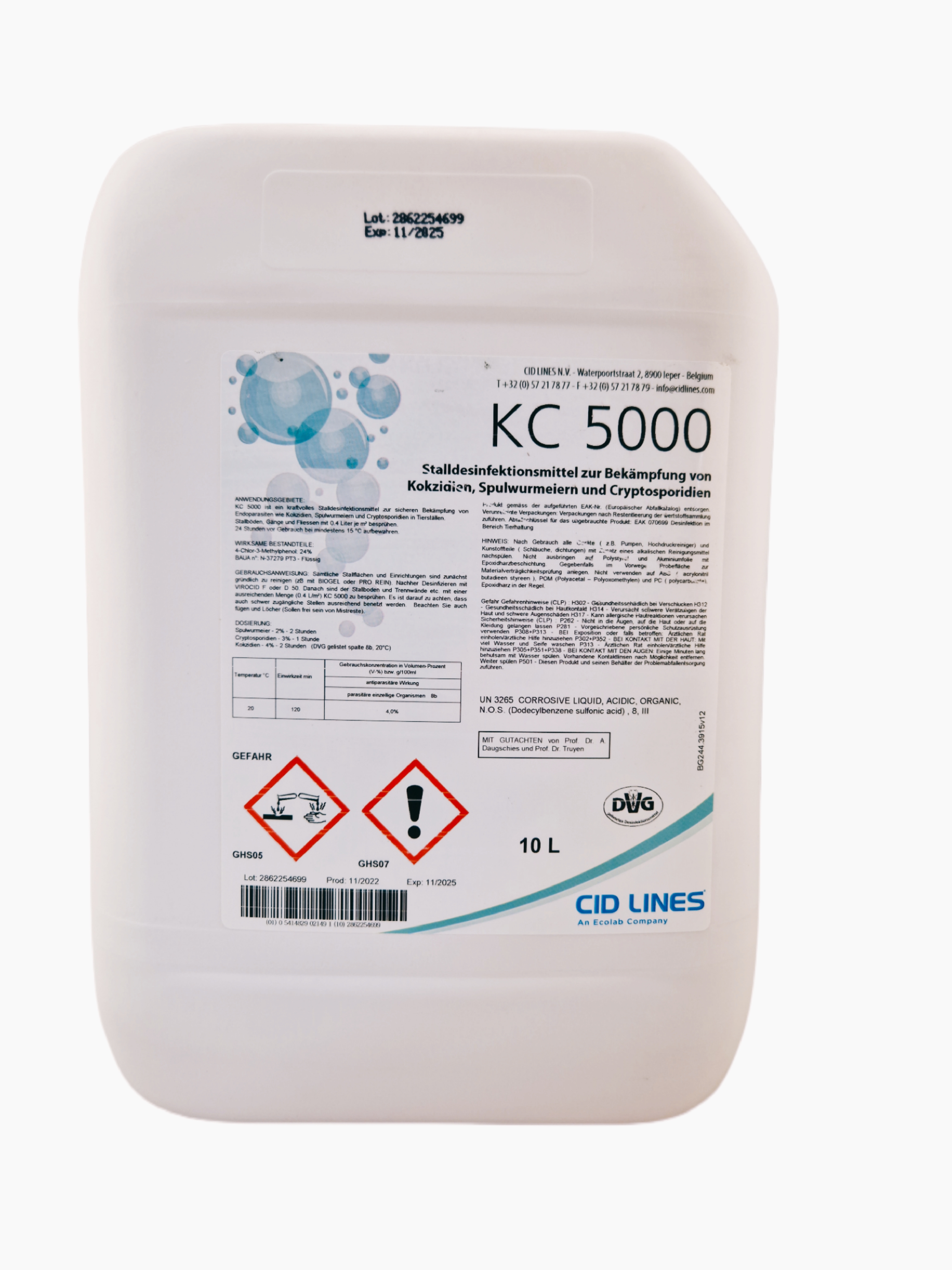 Cid Lines - KC 5000 10 Liter Stalldesinfektionsmittel