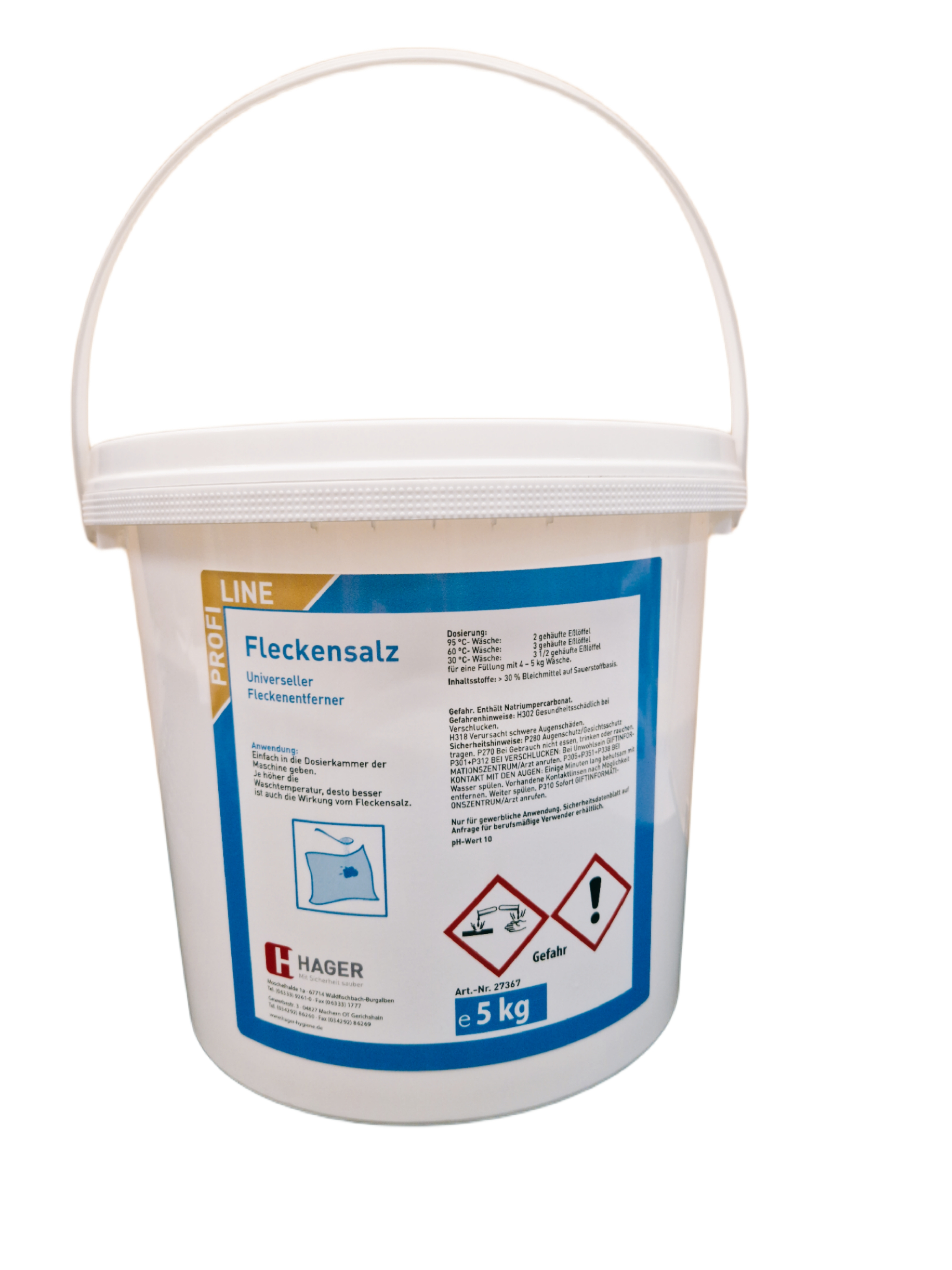 Hager - ProfiLine Fleckensalz 5 Kg