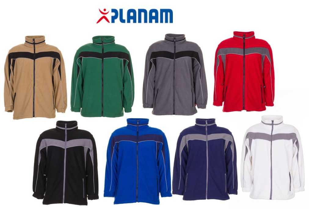 Planam Plaline Fleecejacke Arbeitsjacke Größe XS - 4XL, in 8 Farben