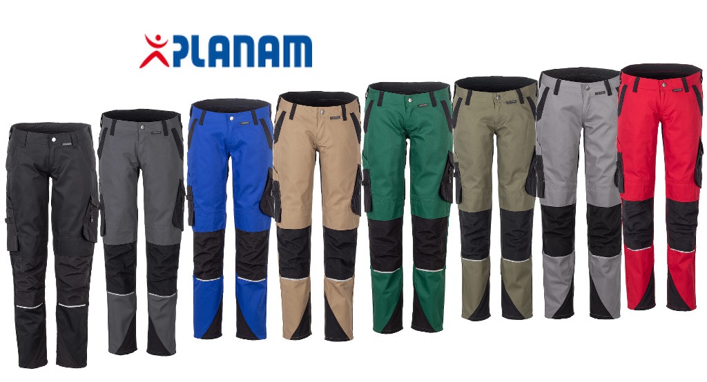 Planam Norit Damen Bundhose Arbeitshose Größe 34 - 54 in 8 Farben