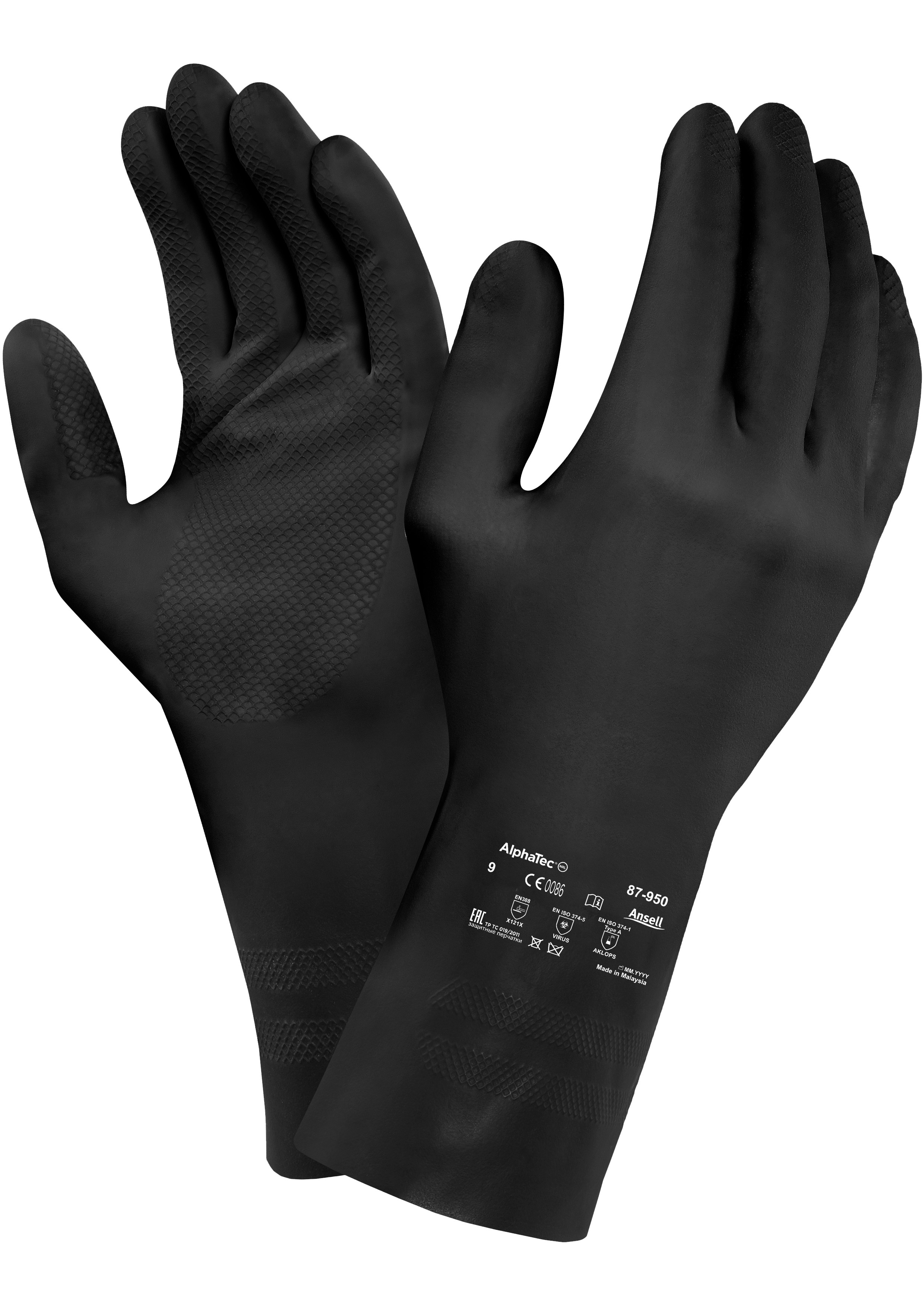 Ansell - Handschuh AlphaTec 87-950 Chemikalienschutzhandschuh (Extra™)