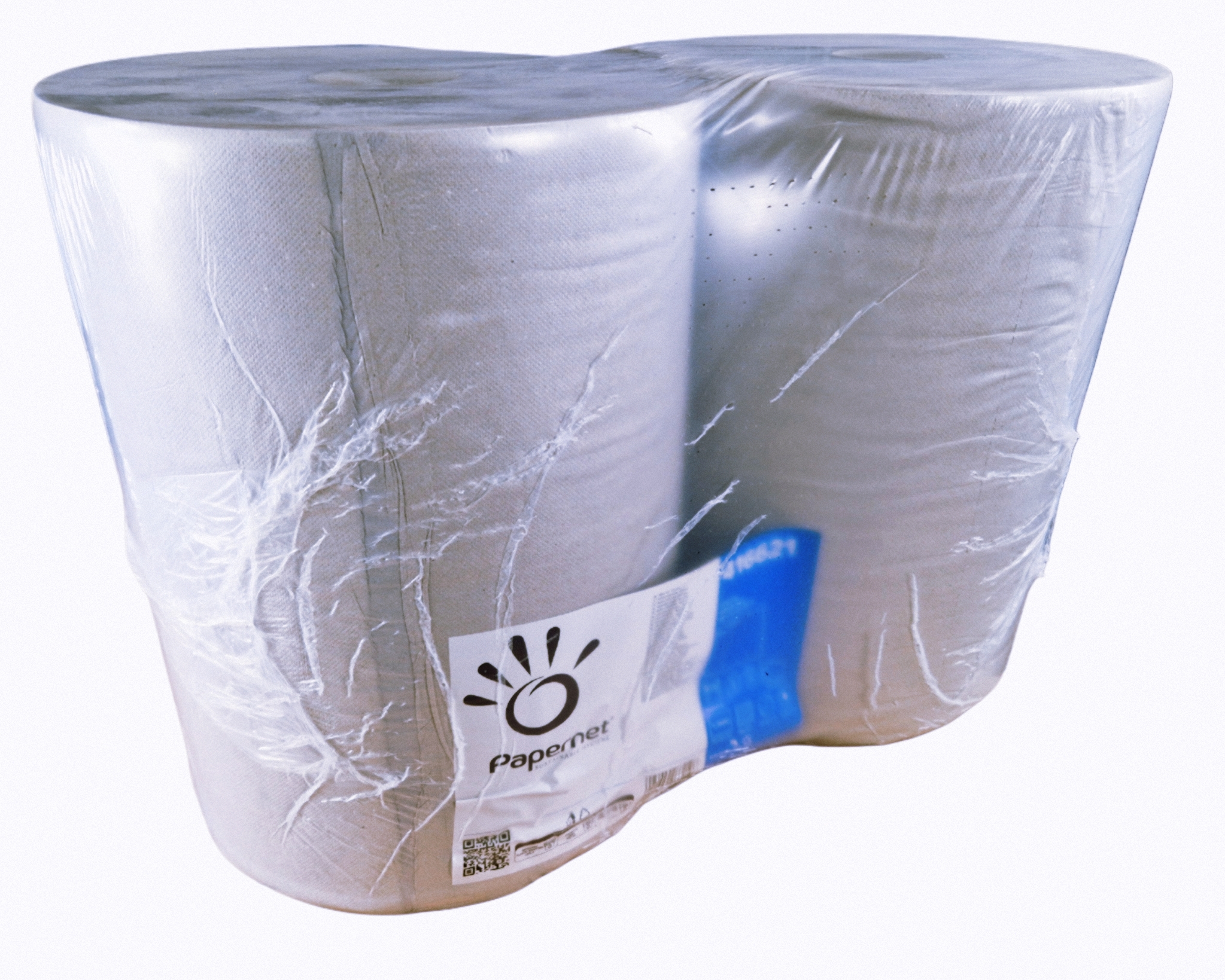 Putzpapierrolle 2-lg. 37x38cm blau 1000B 416621