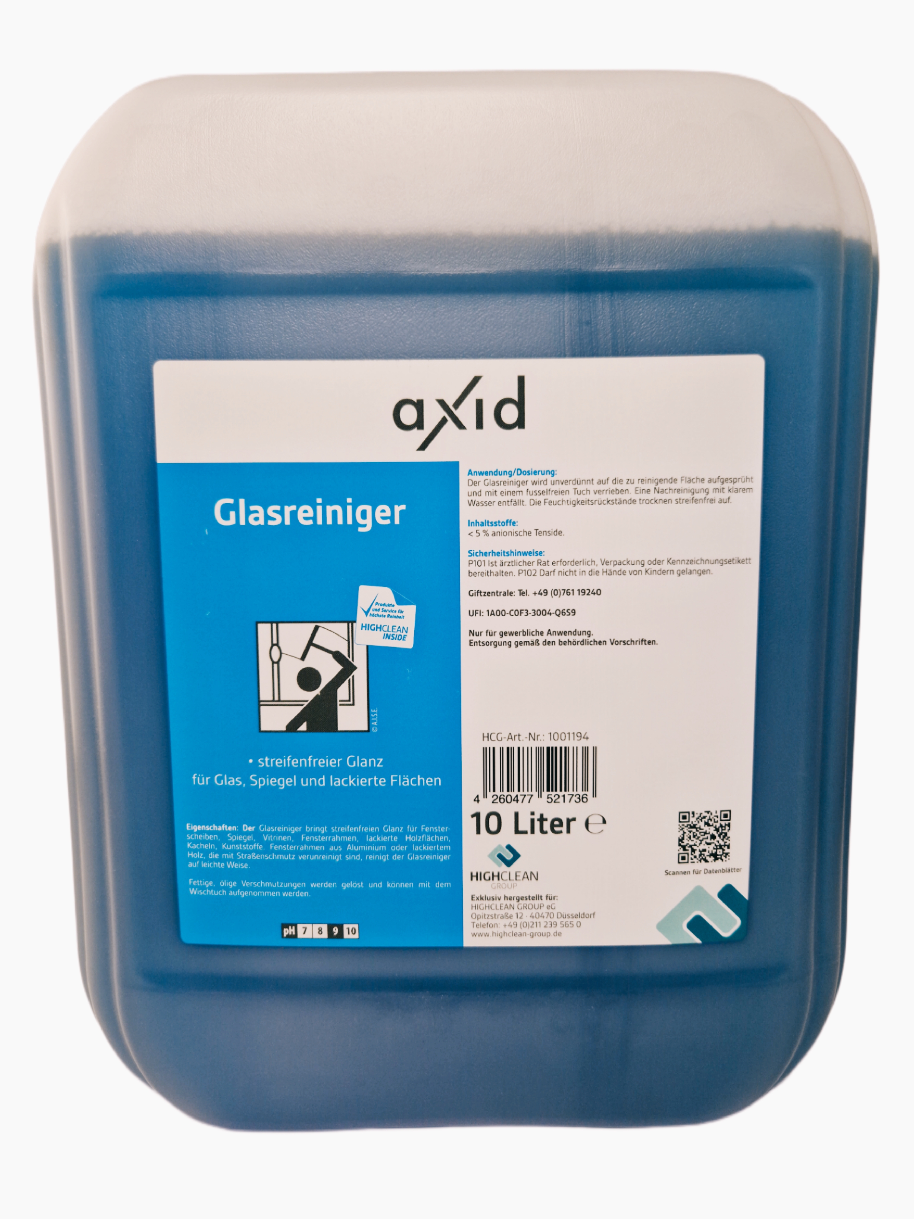 Axid - Glasreiniger Citro 10L Kanister