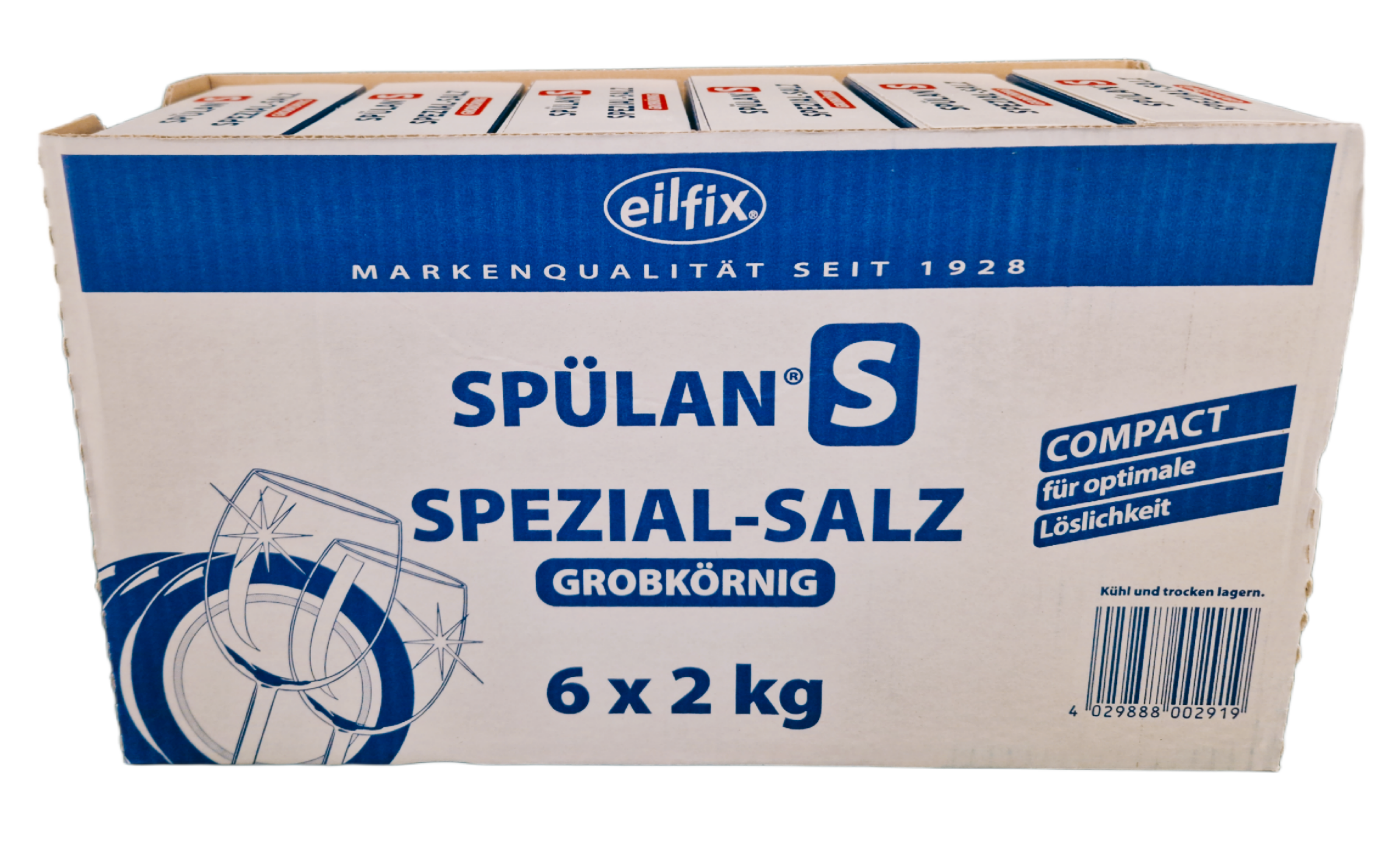 Eilfix - Spülan Regeneriersalz grob 6 x 2 Kg