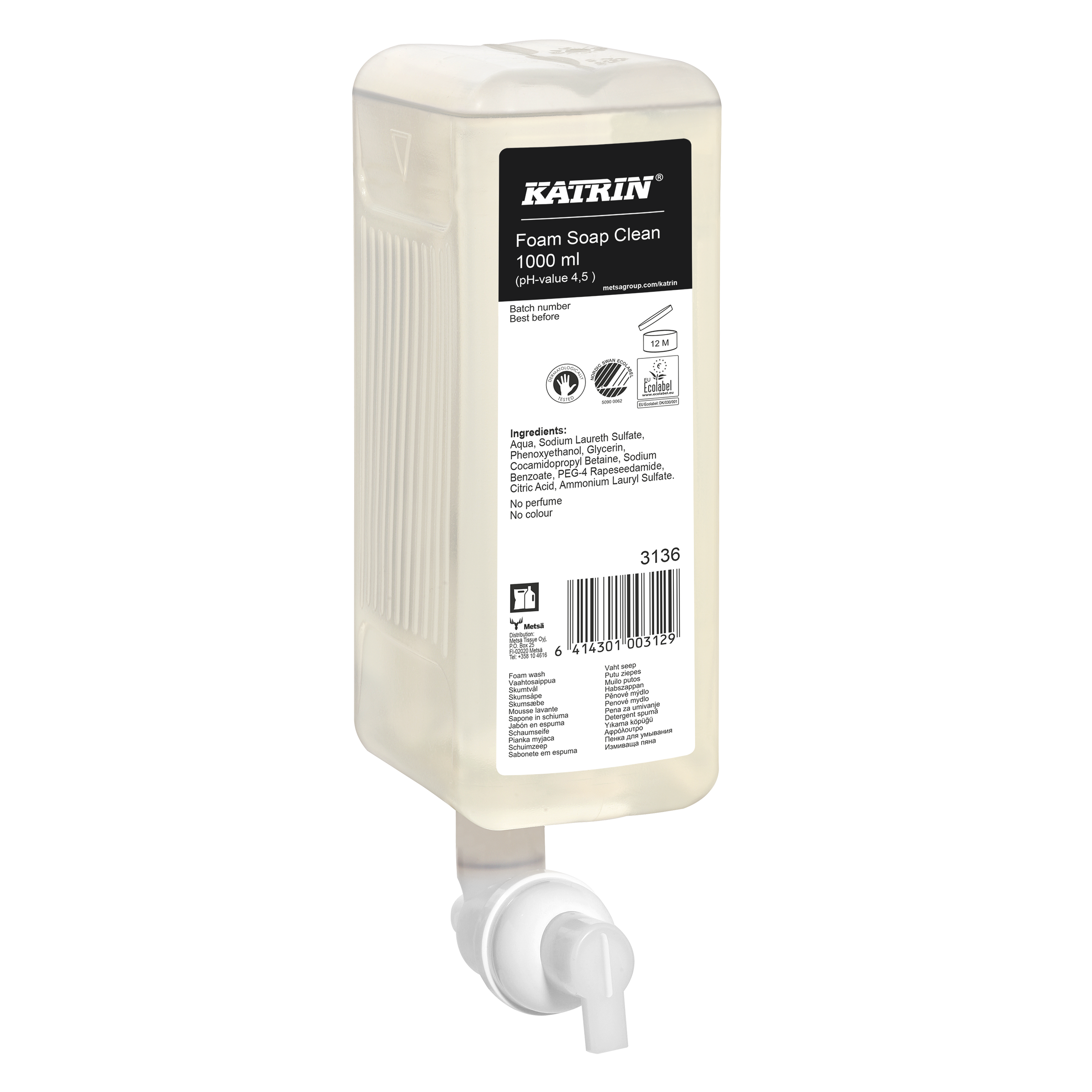 Katrin Handwaschschaum Clean 1000 ml 3136