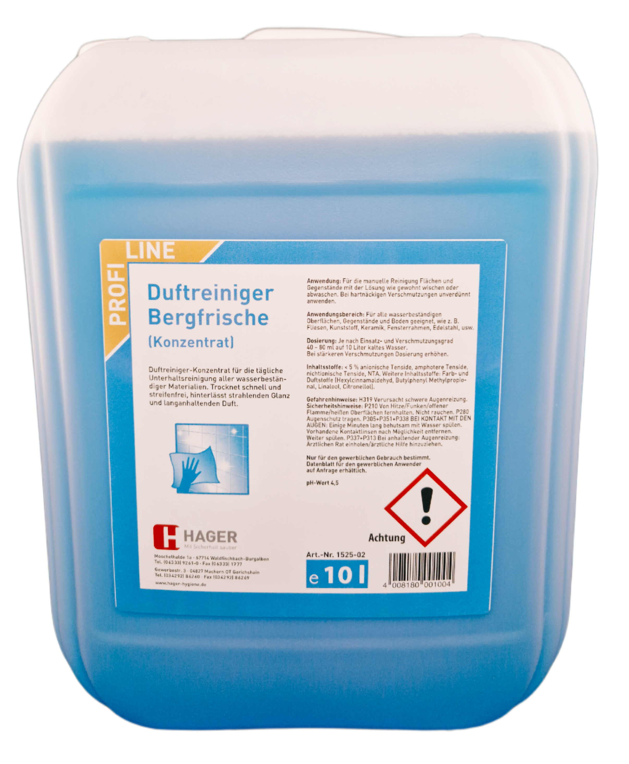 Duftreiniger Bergfrische 10 Liter Duftreiniger Bergfrische 10 Liter