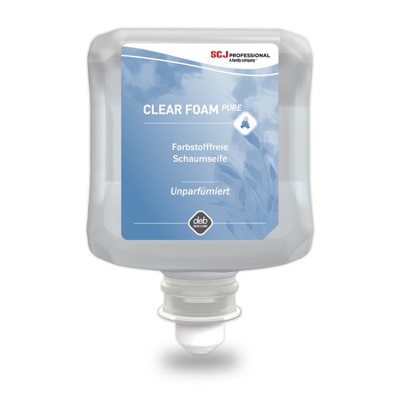 Clear FOAM Pure 1 Liter Kartusche Schaumseife (Deb Clear FOAM Wash)