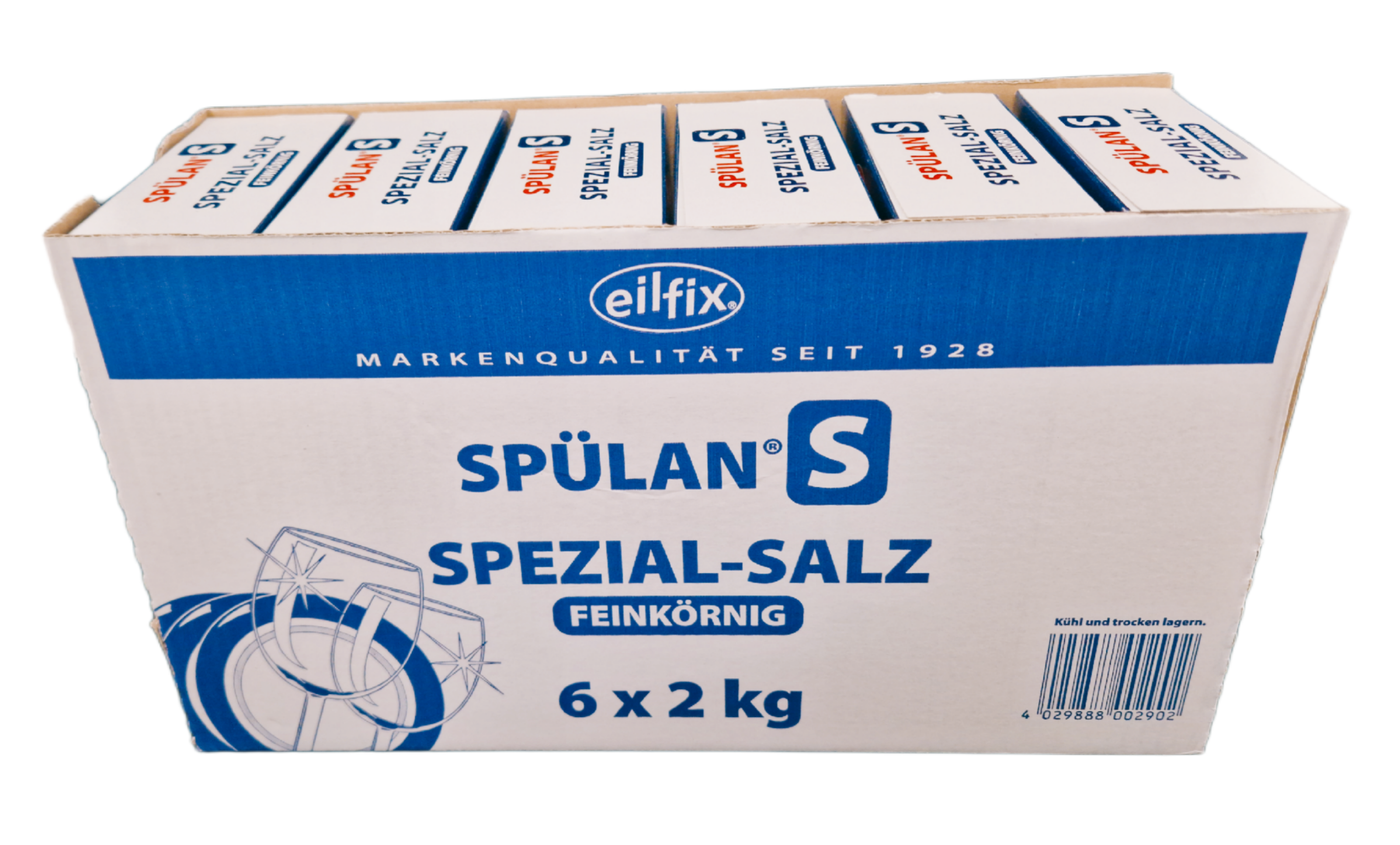 Eilfix - Spülan Regeneriersalz fein 6 x 2 Kg Eilfix - Spülan Regeneriersalz fein 6 x 2 Kg