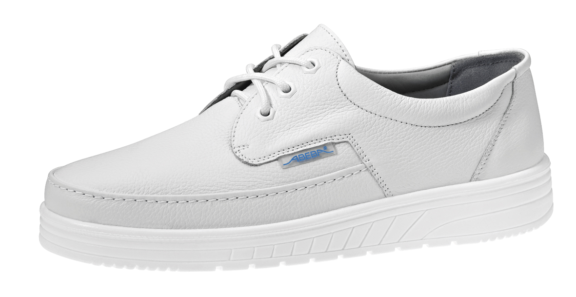 temp2600 ABEBA Berufsschuh Air Cushion 2600|32600 ESD O2 Küchenschuh Halbschuh Arbeitsschuh weiß