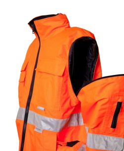 Planam Warnschutz Pilotenjacke Arbeitsjacke Größe S - 4XL, in 2 Farben