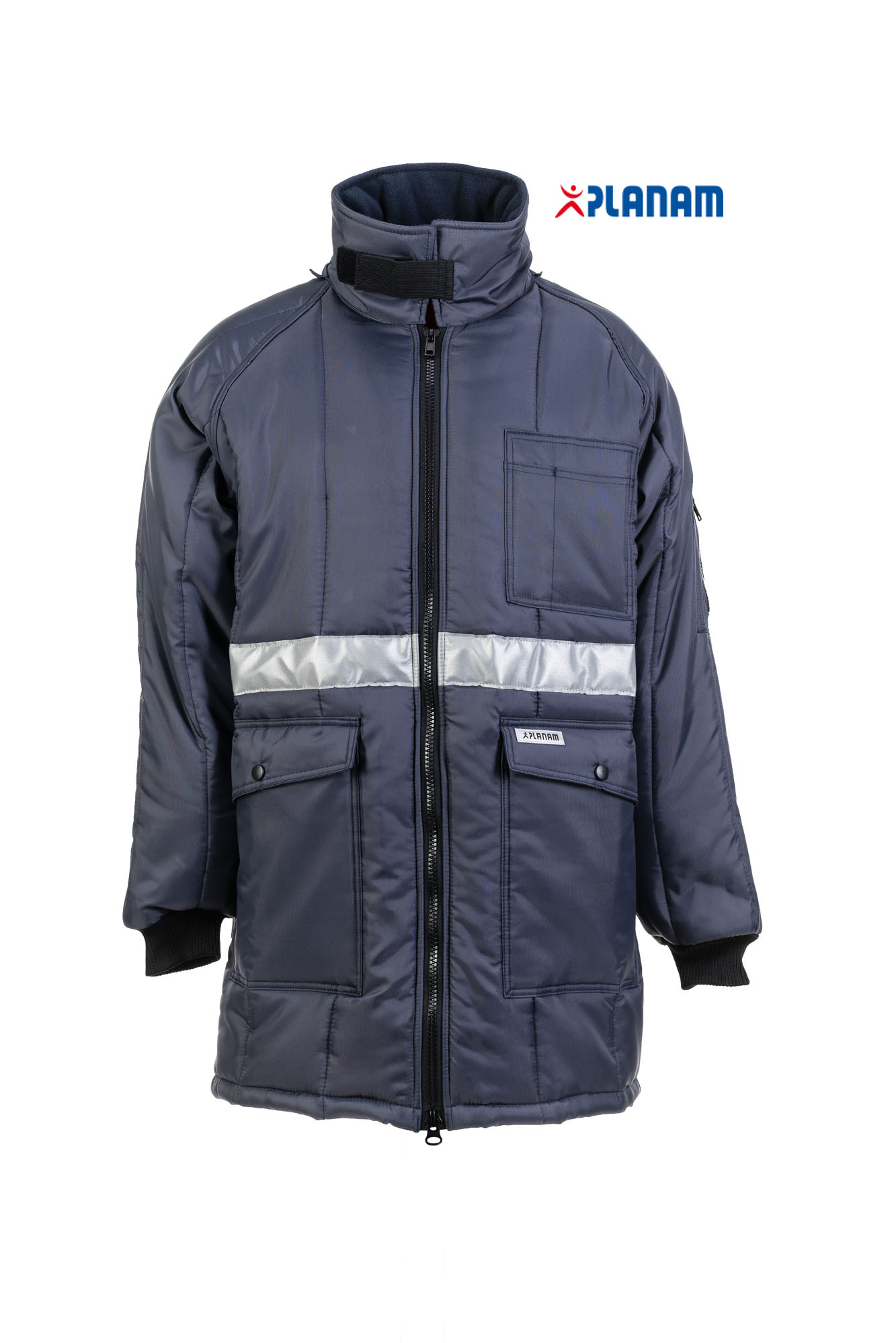 Planam Kühlhaus 5121 Parka Jacke Arbeitsjacke Kälteschutz Gr. S - 3XL, in marine