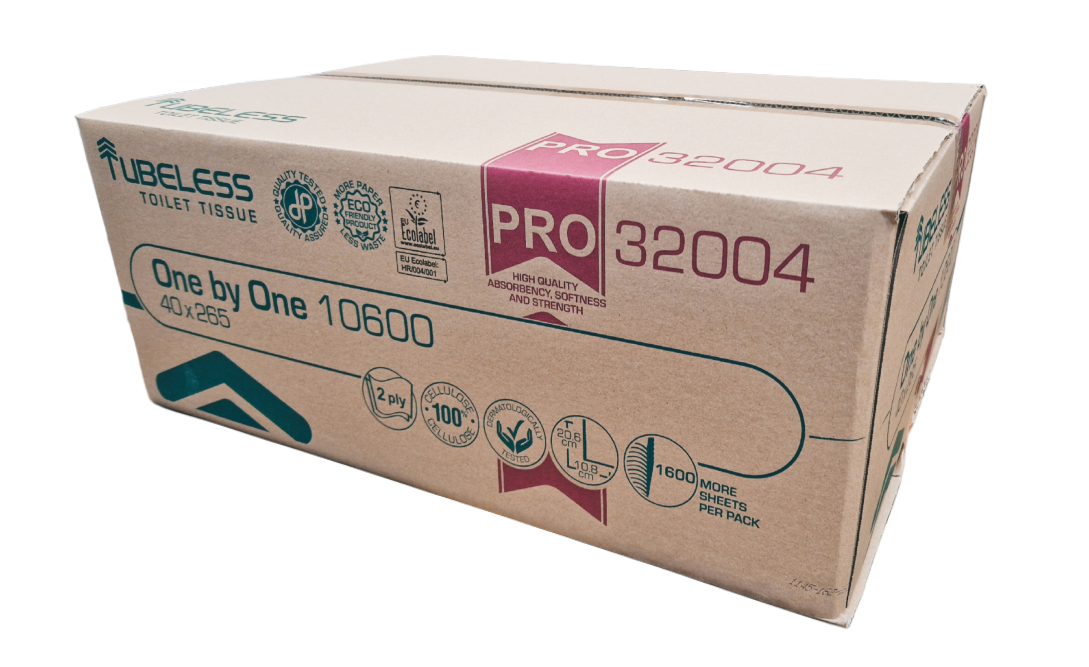 TUBELESS WC-Papier ONE BY ONE PRO 2lg TL32004