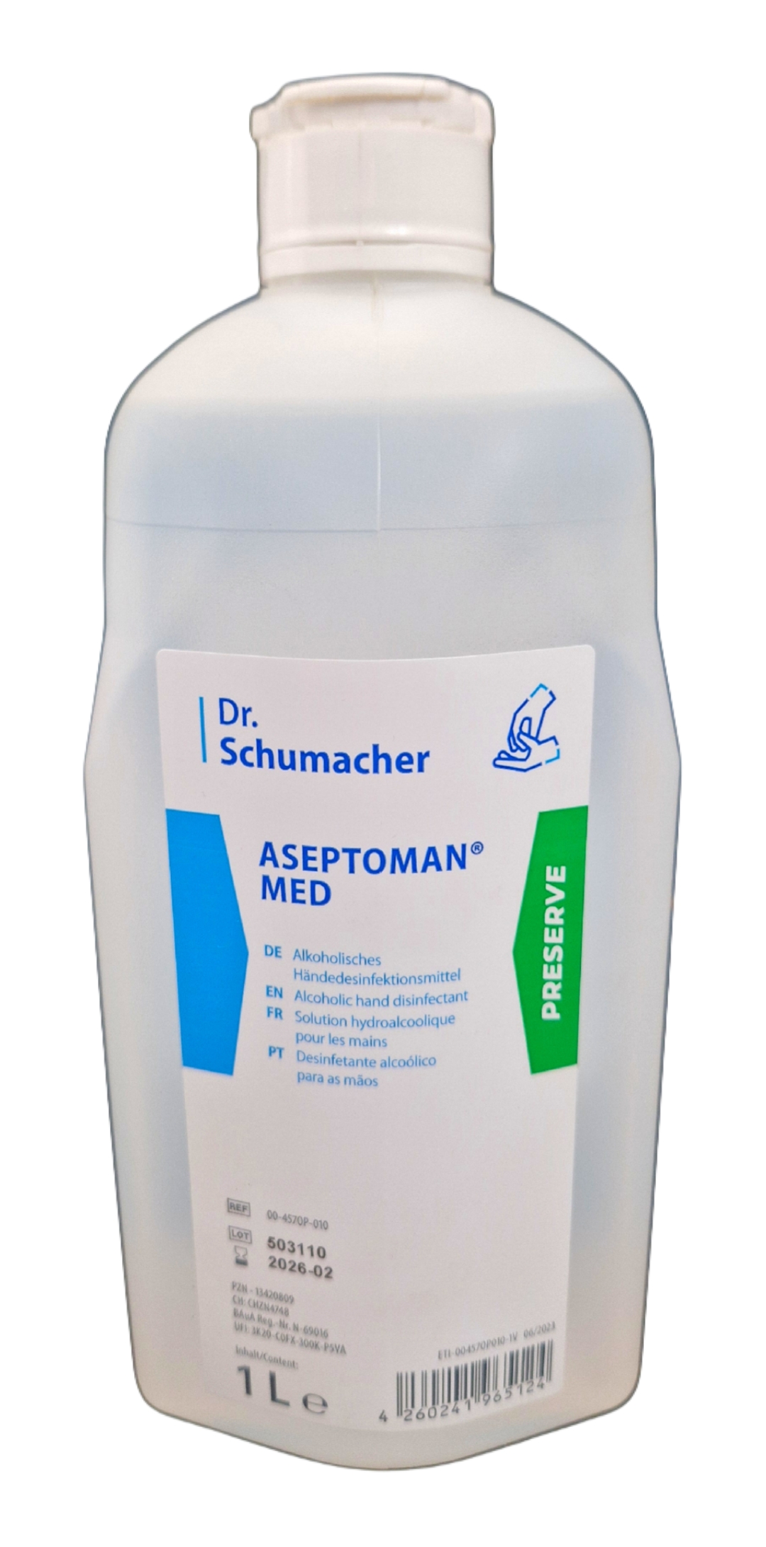 ASEPTOMAN® Med 1000ml Spenderflasche 00-457OP-010