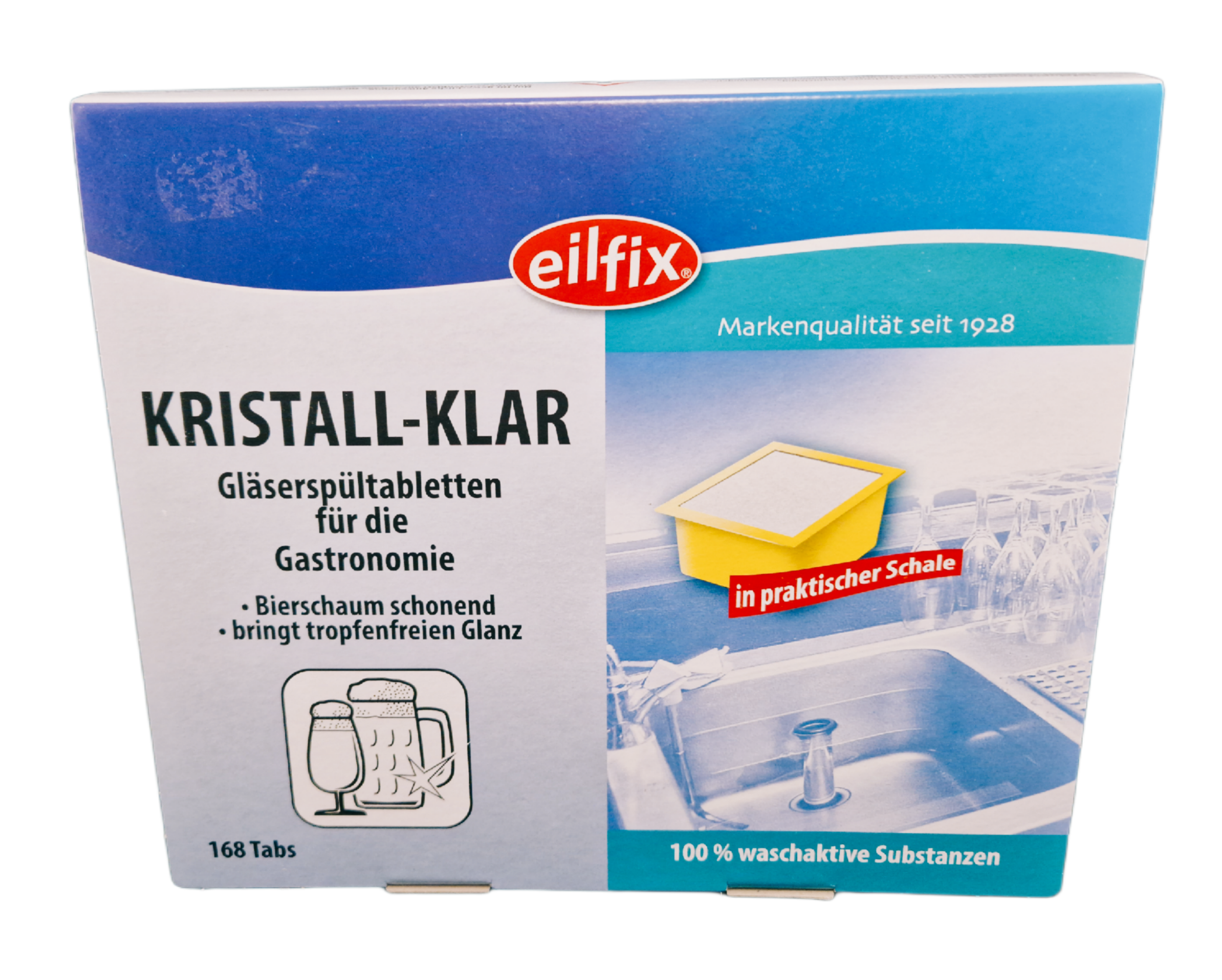 Eilfix Kristall-Klar Gläserspültabletten 168 x 10g