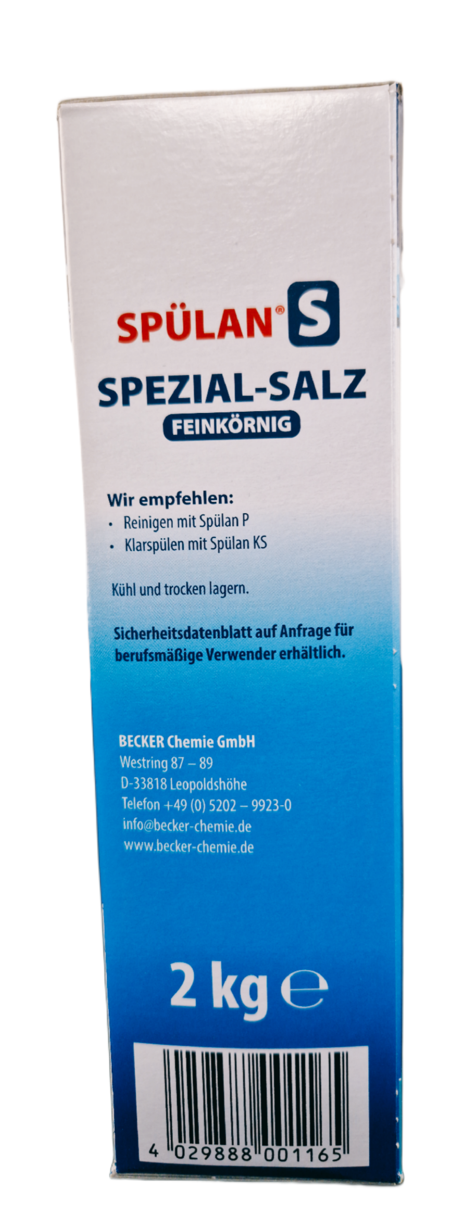 Eilfix - Spülan Regeneriersalz fein 2 Kg