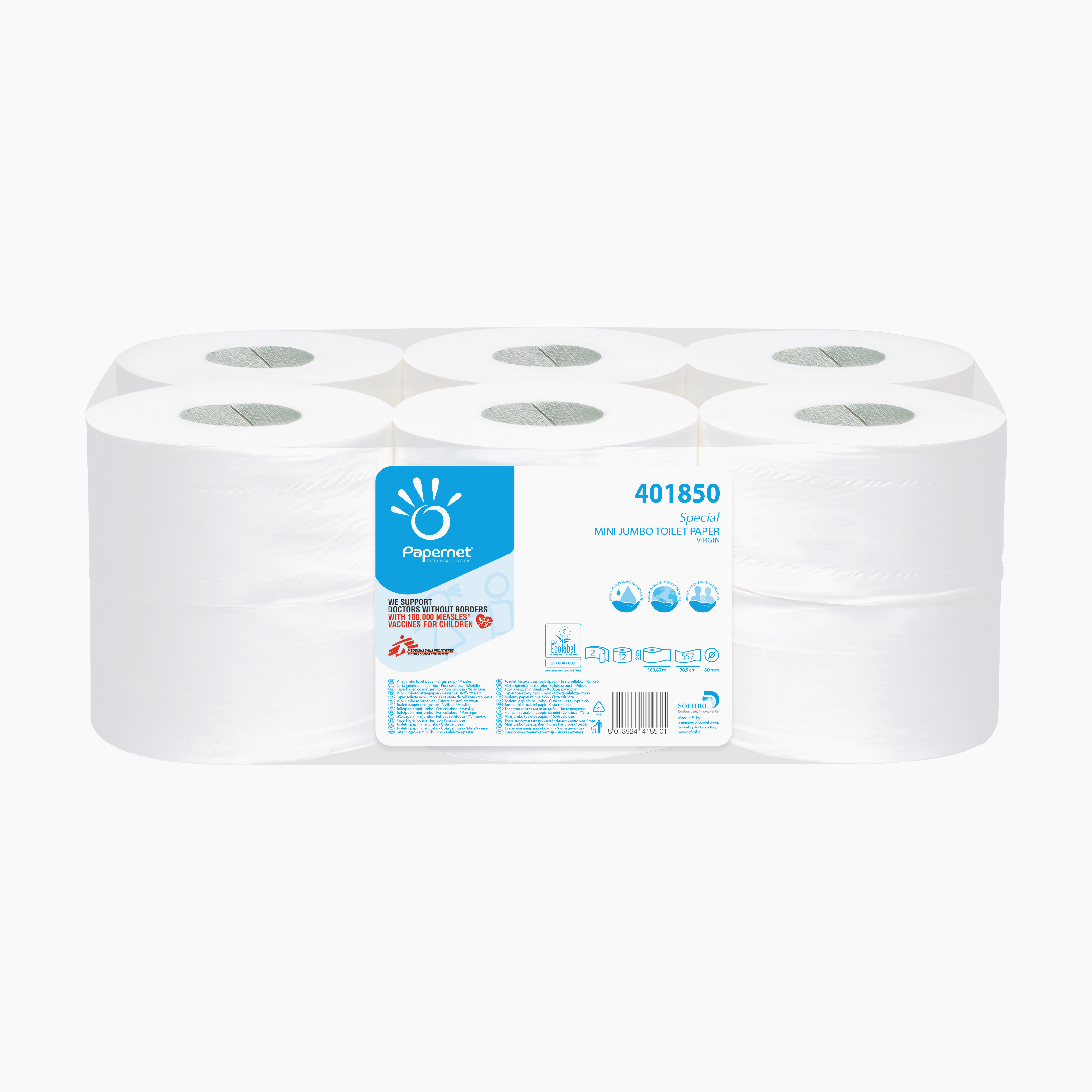 Papernet® - Toilettenpapier Gigant 2-lg hochweiß 200m