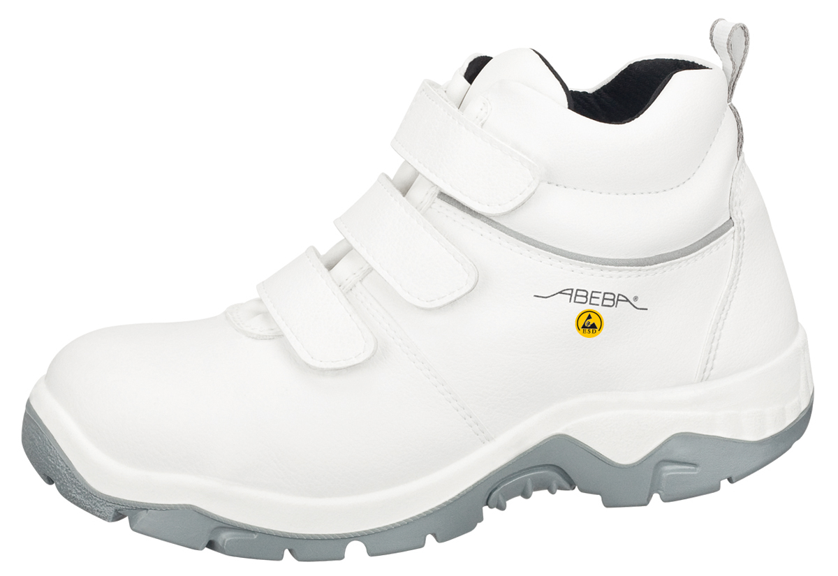 ABEBA Sicherheitsschuh Anatom 2280|32280 ESD S3 Knöchelschuh Stiefel Arbeitsstiefel weiß