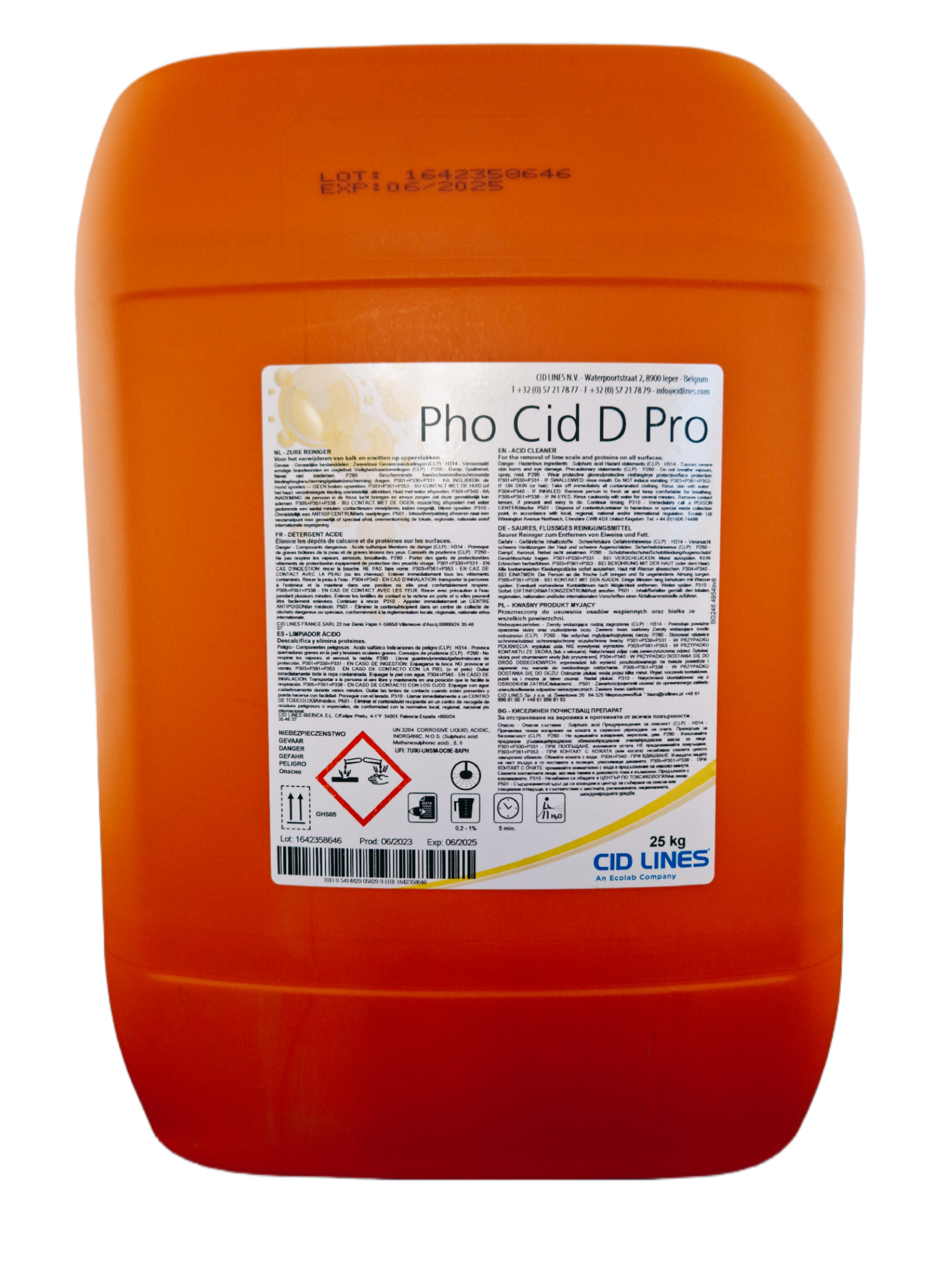 Cid Lines - PHO CID D PRO 25 Kg Kanister