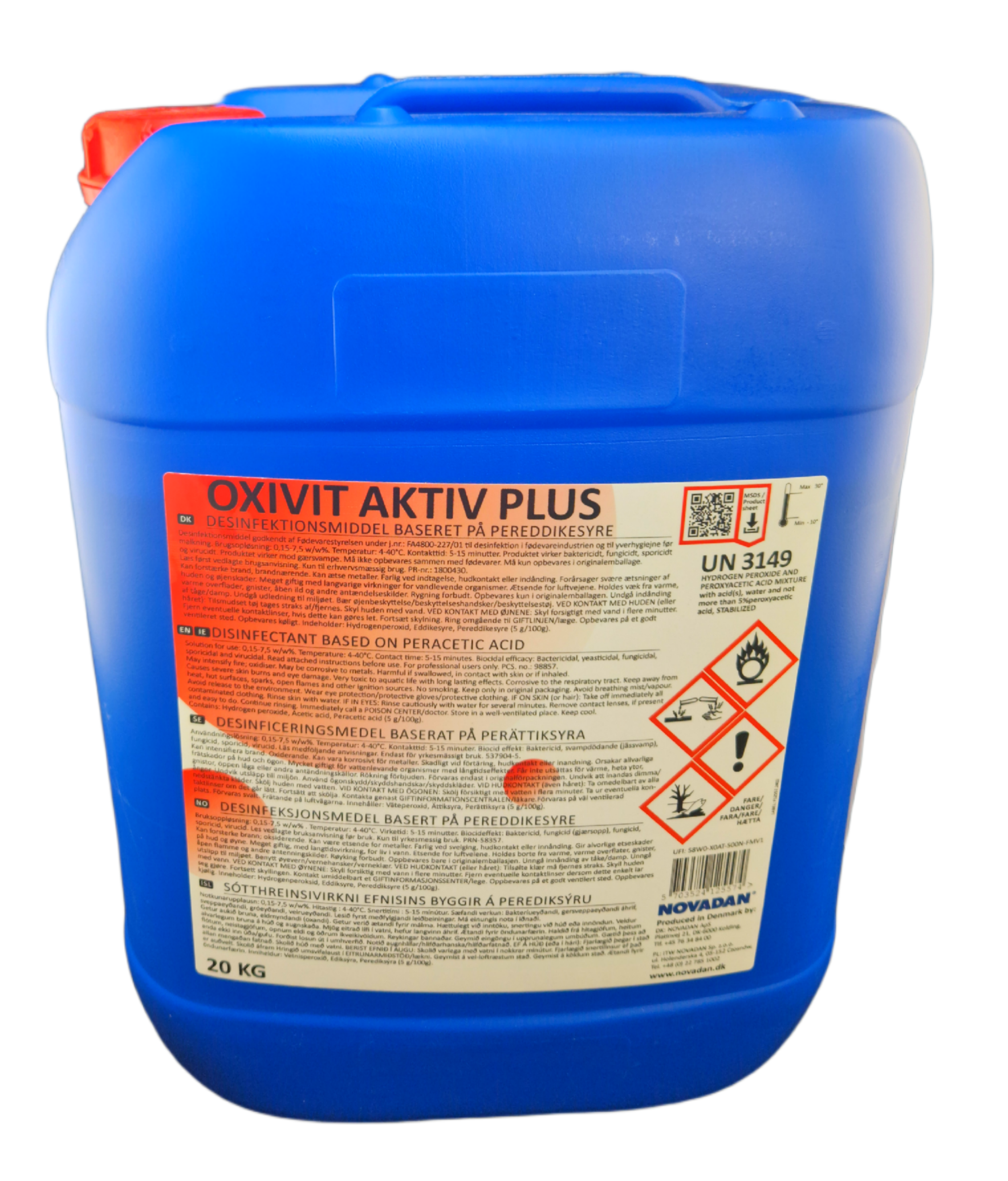 Novadan - Oxivit Aktiv Plus 20kg 12557