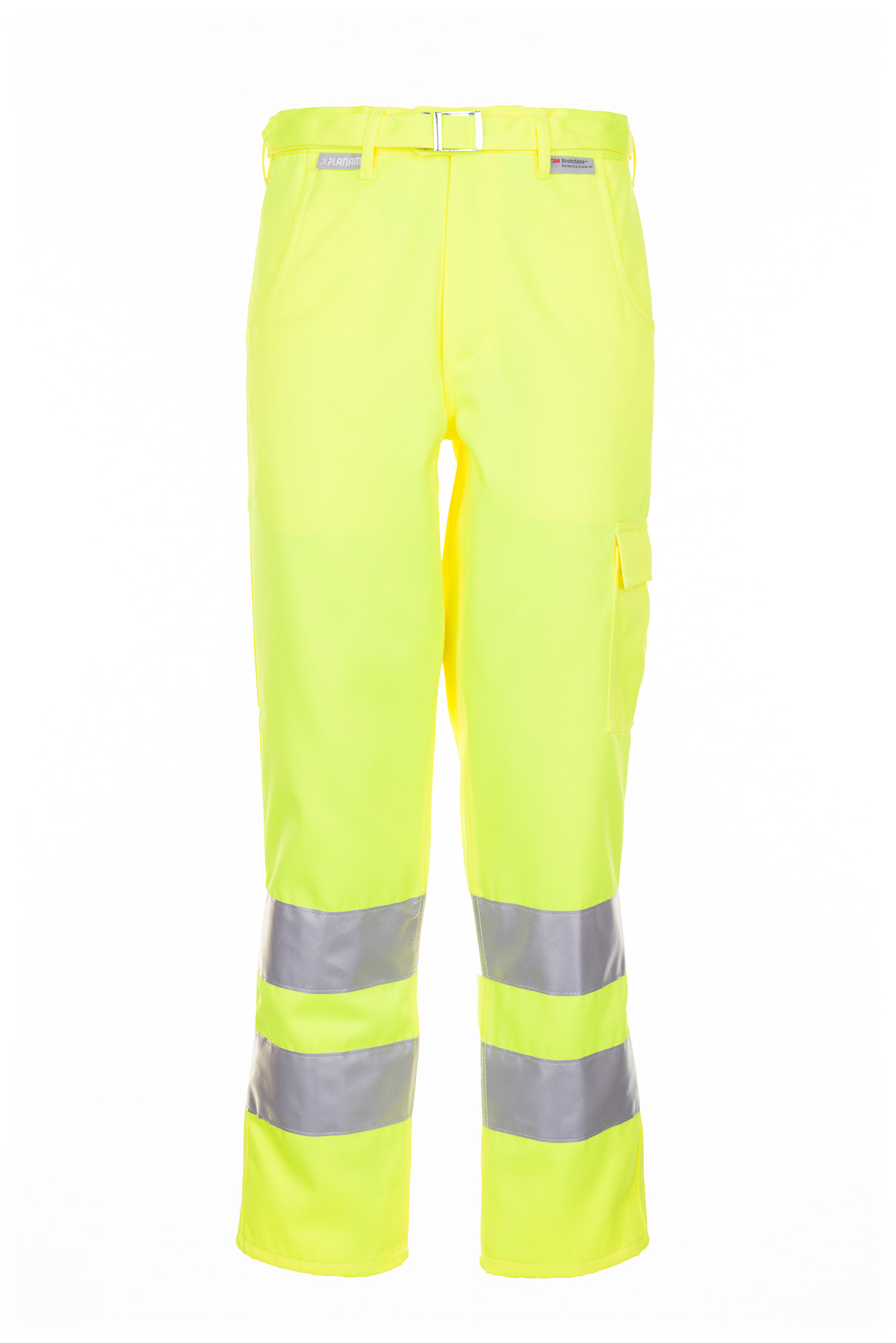 Planam Warnschutz Bundhose Arbeitshose Uni Gelb 2012