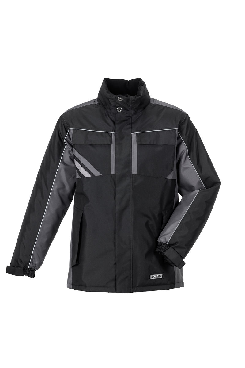 Planam Highline Winterjacke 2720 Schwarz-Schiefer-Zink